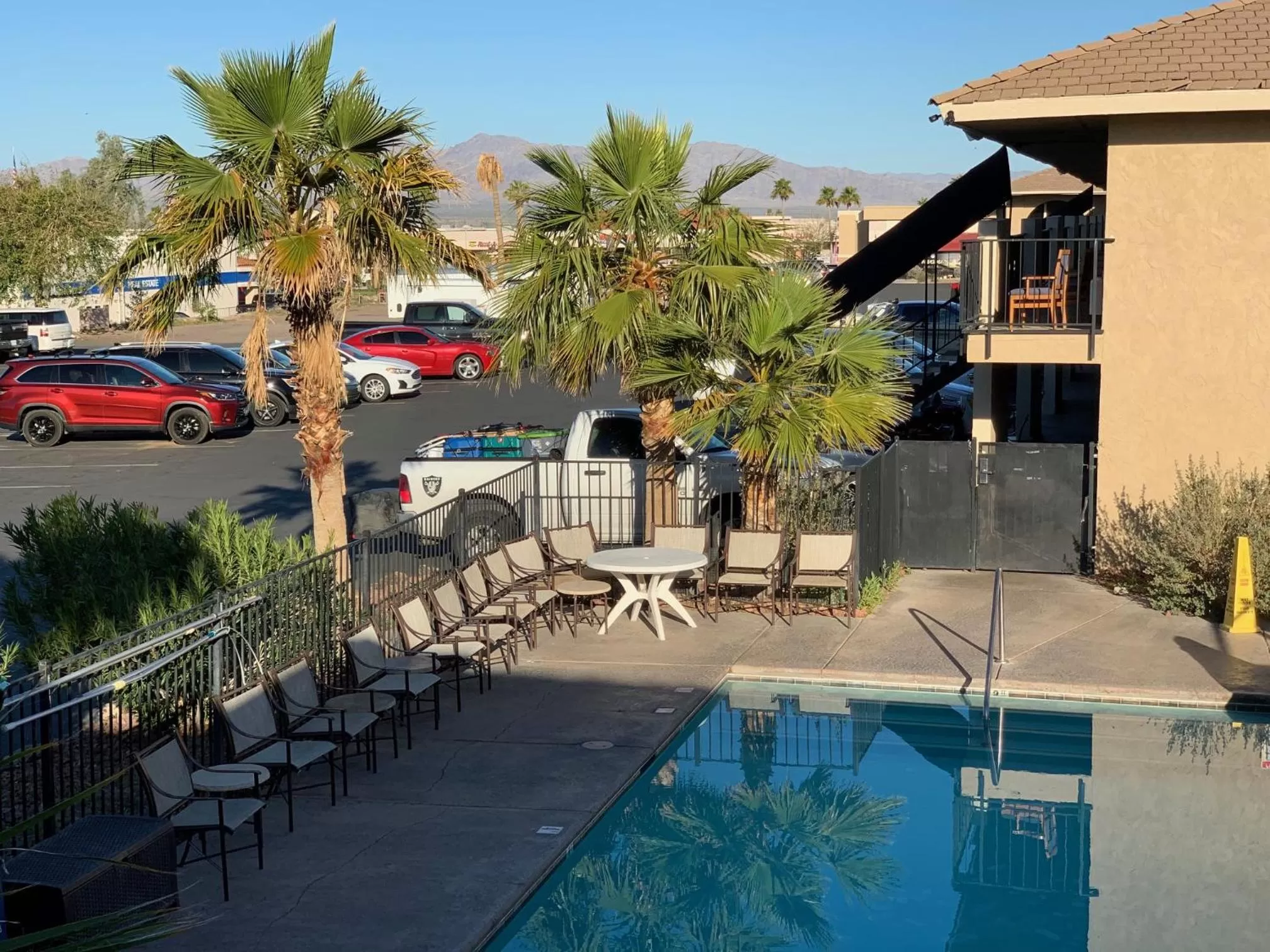 Pool view in Days Inn by Wyndham Lake Havasu