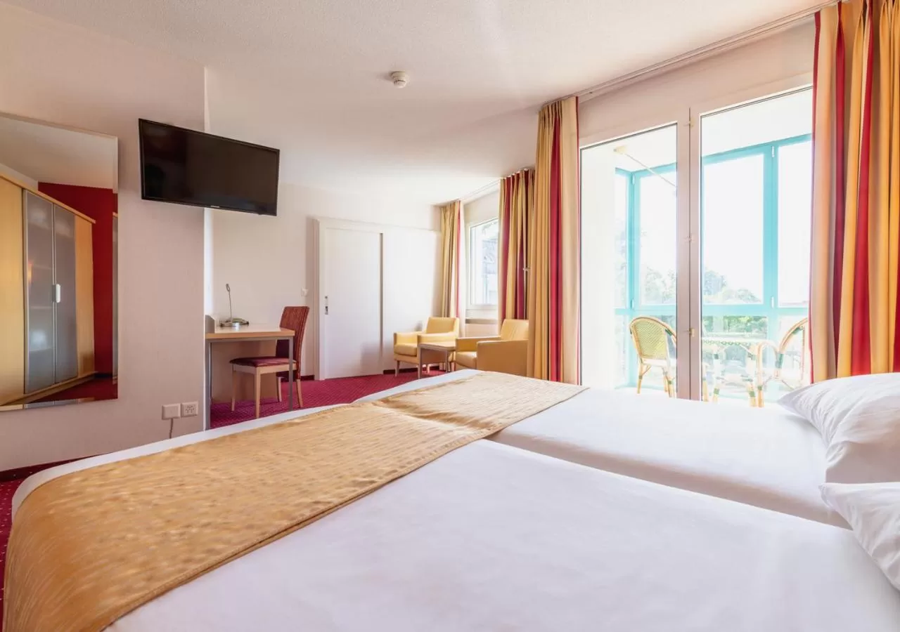 Bed in Grand Hotel et Centre Thermal d'Yverdon-les-Bains