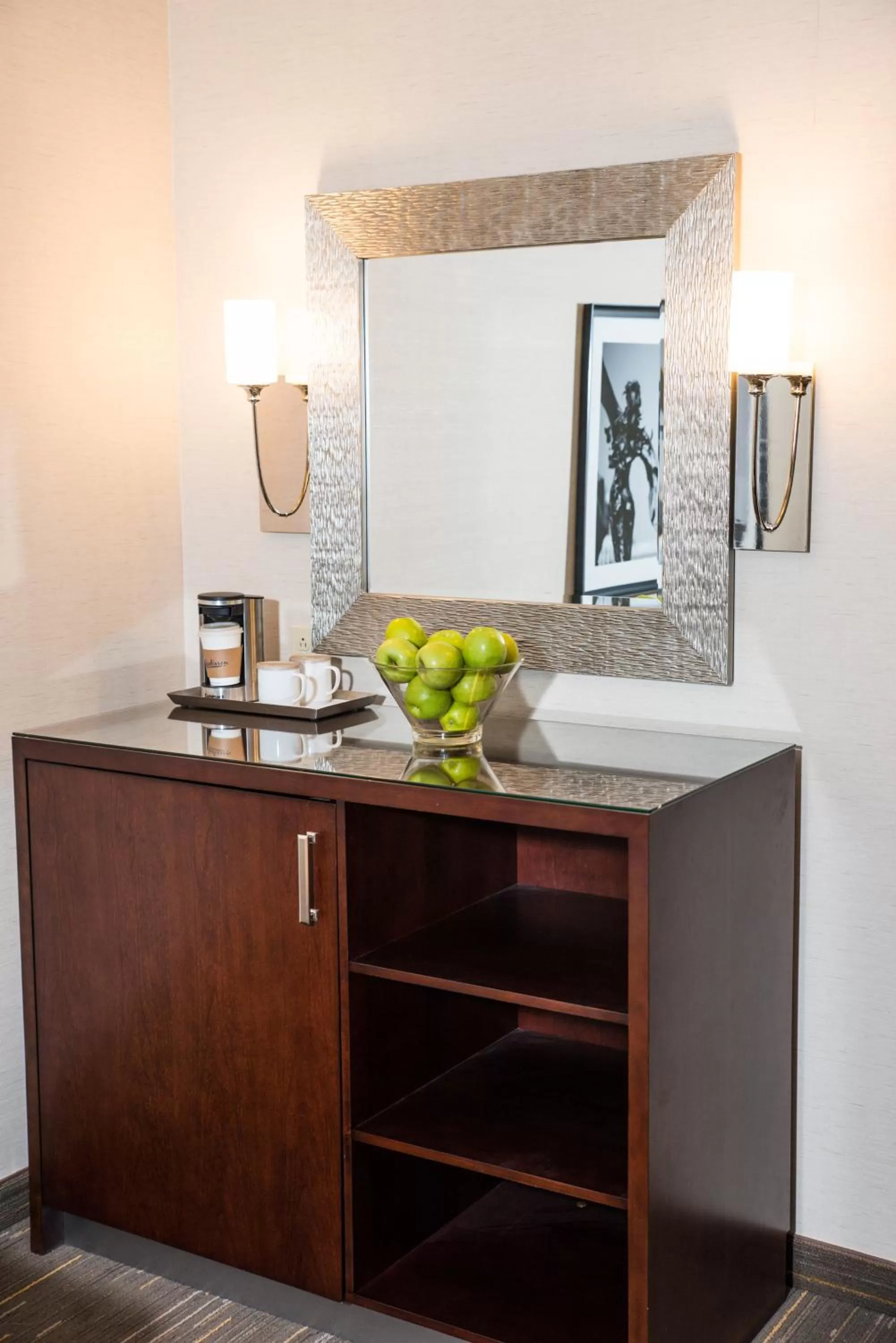 Living room in Wyndham Moline on John Deere Commons