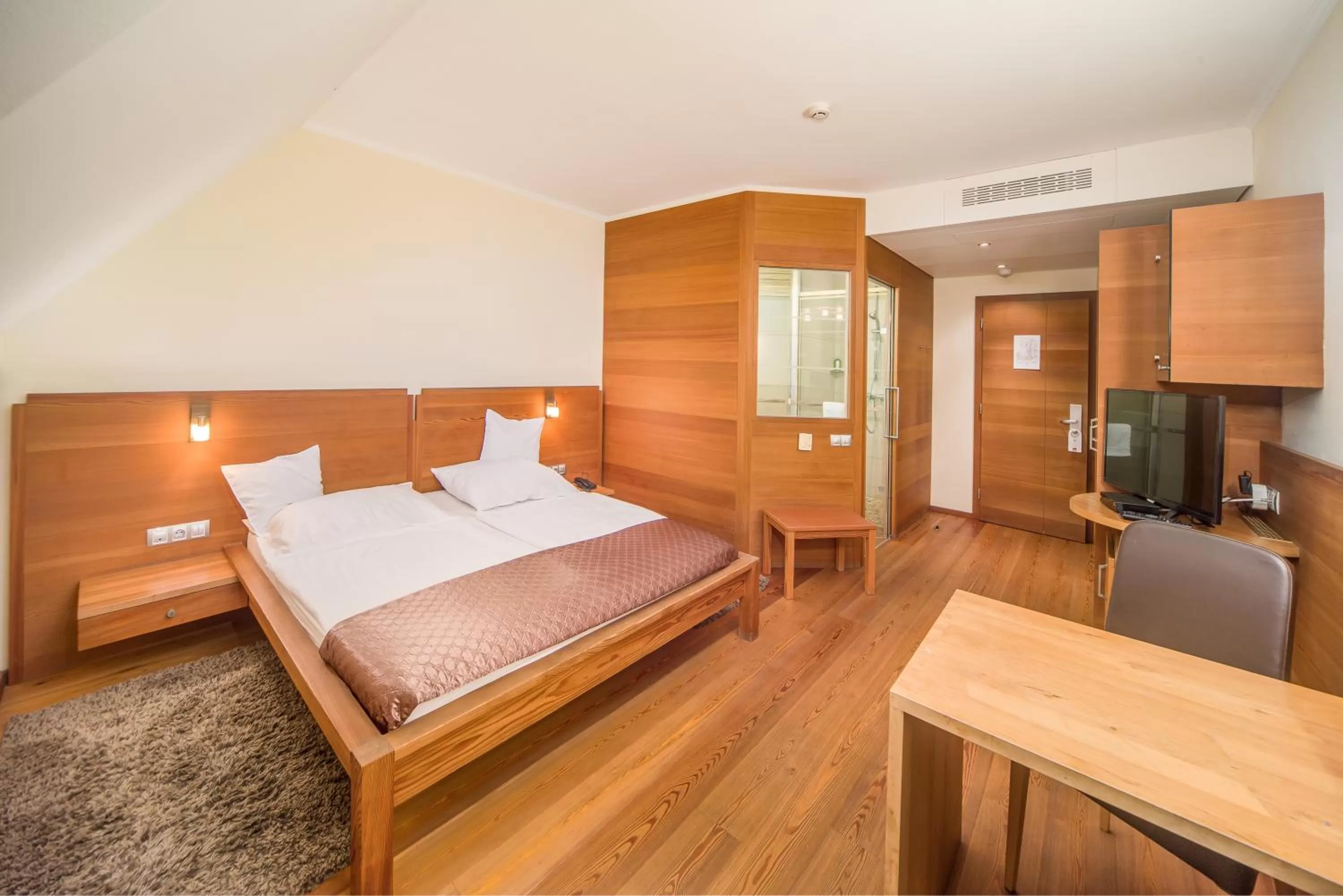 Bedroom, Bed in Wellness Hotel Kager Harkány