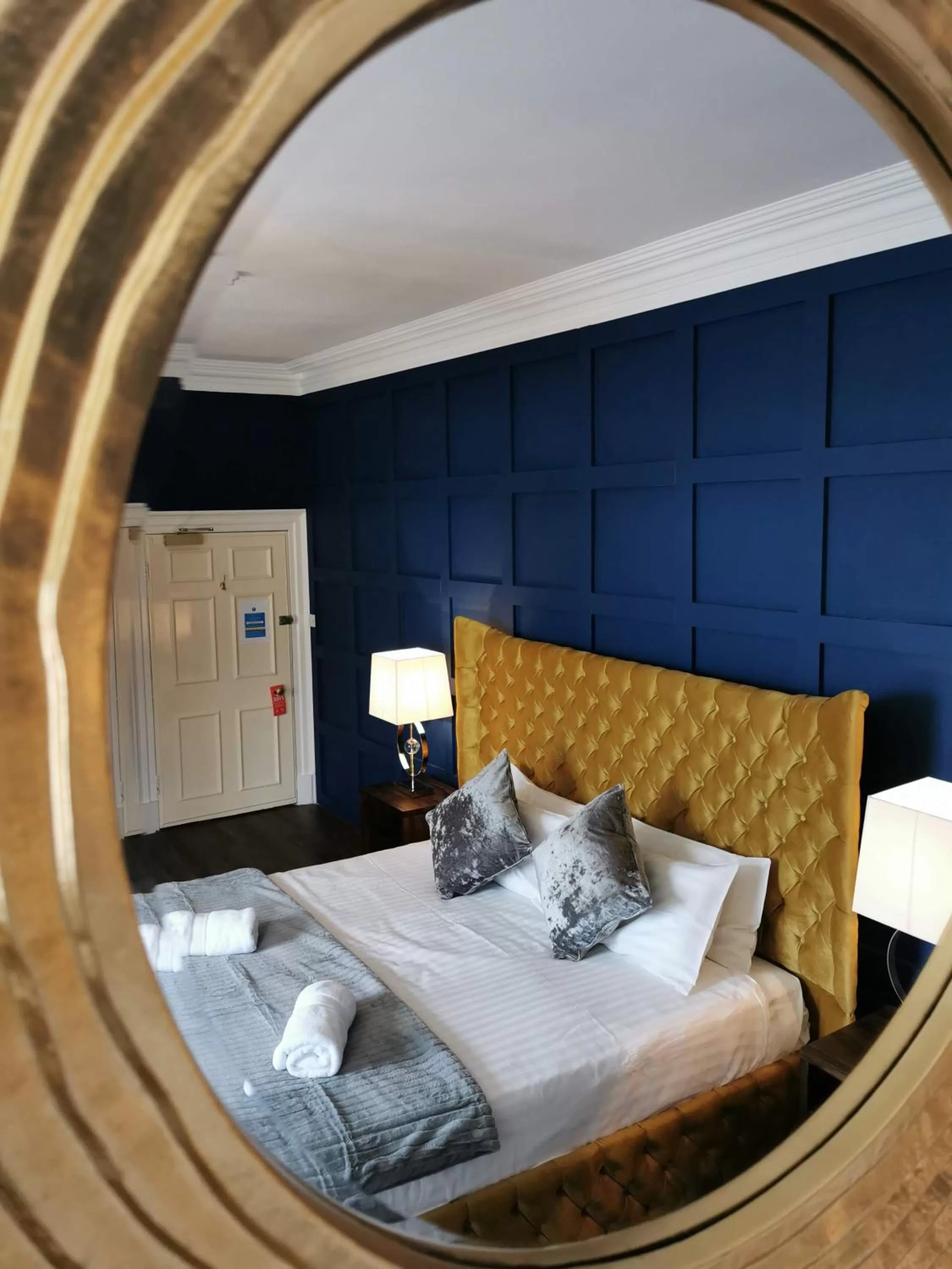 Bed in Manor House Hotel Holy Island