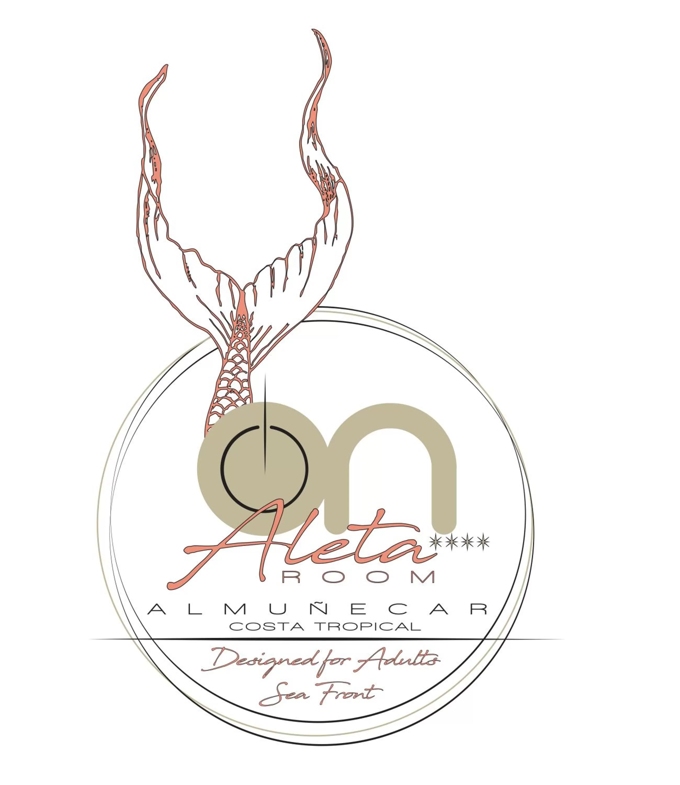 Property logo or sign in ON ALETA ROOM designed for adults