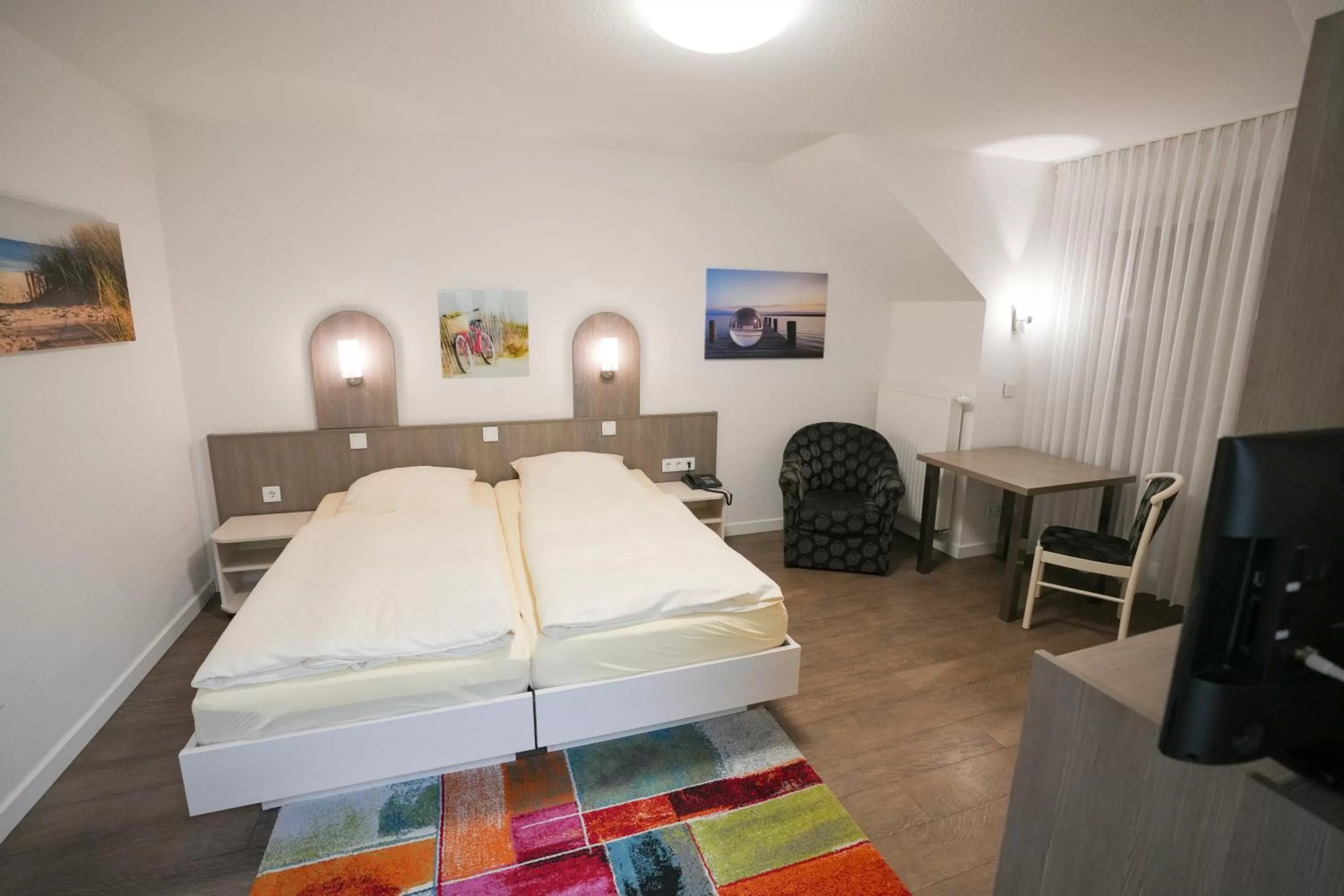 Bed in Hotel Lingemann