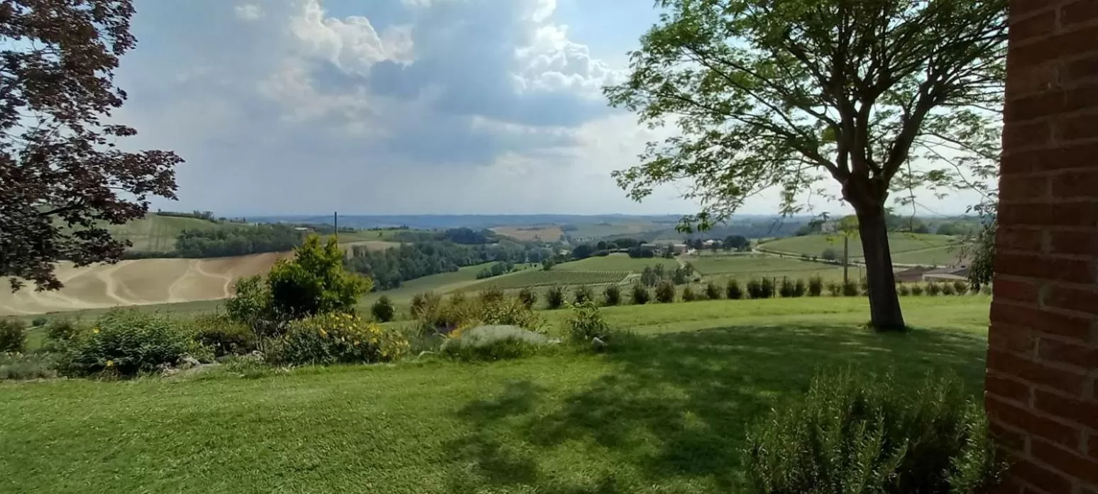 Mountain view, Garden in Villa Pieve