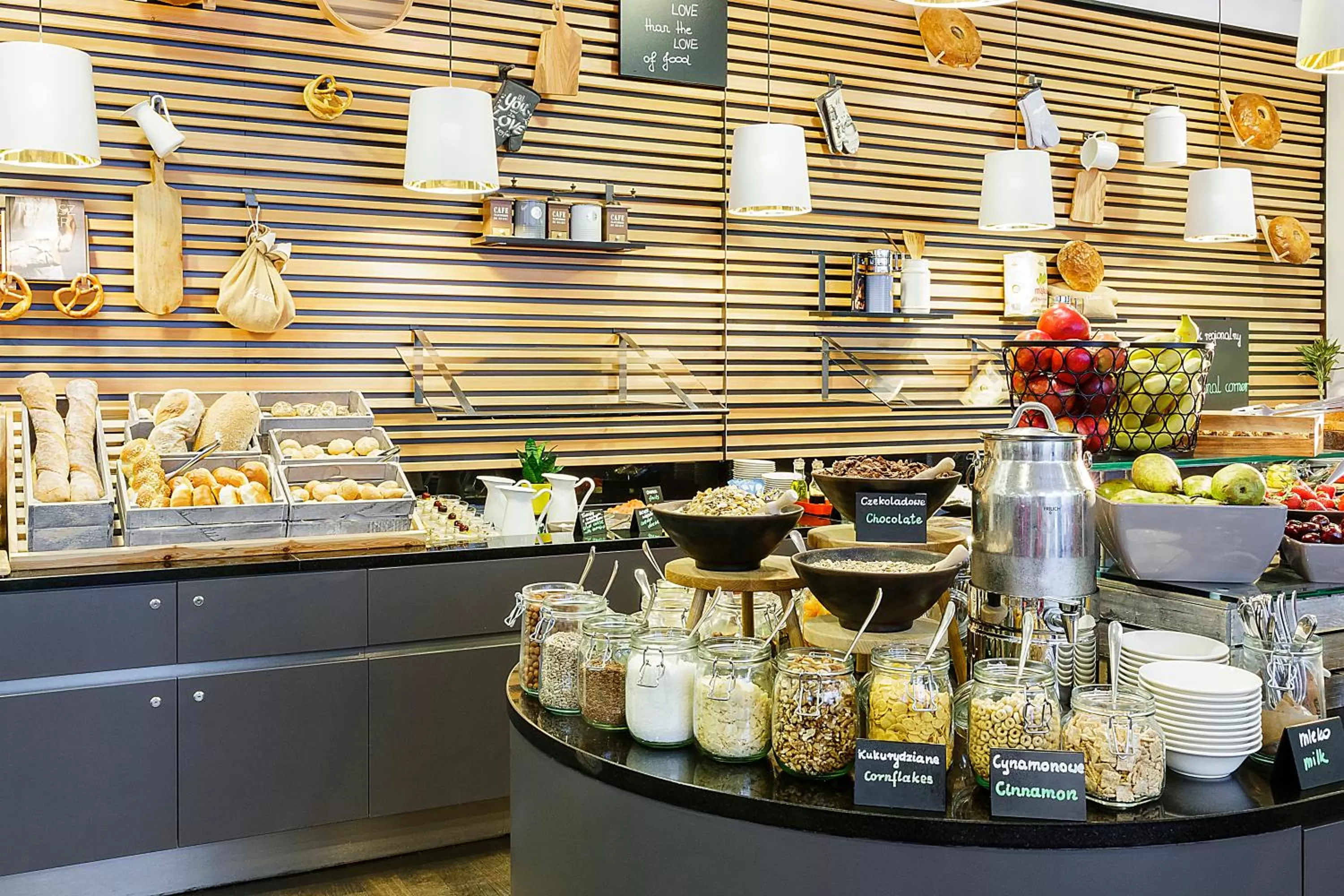 Buffet breakfast in Vienna House Easy by Wyndham Katowice