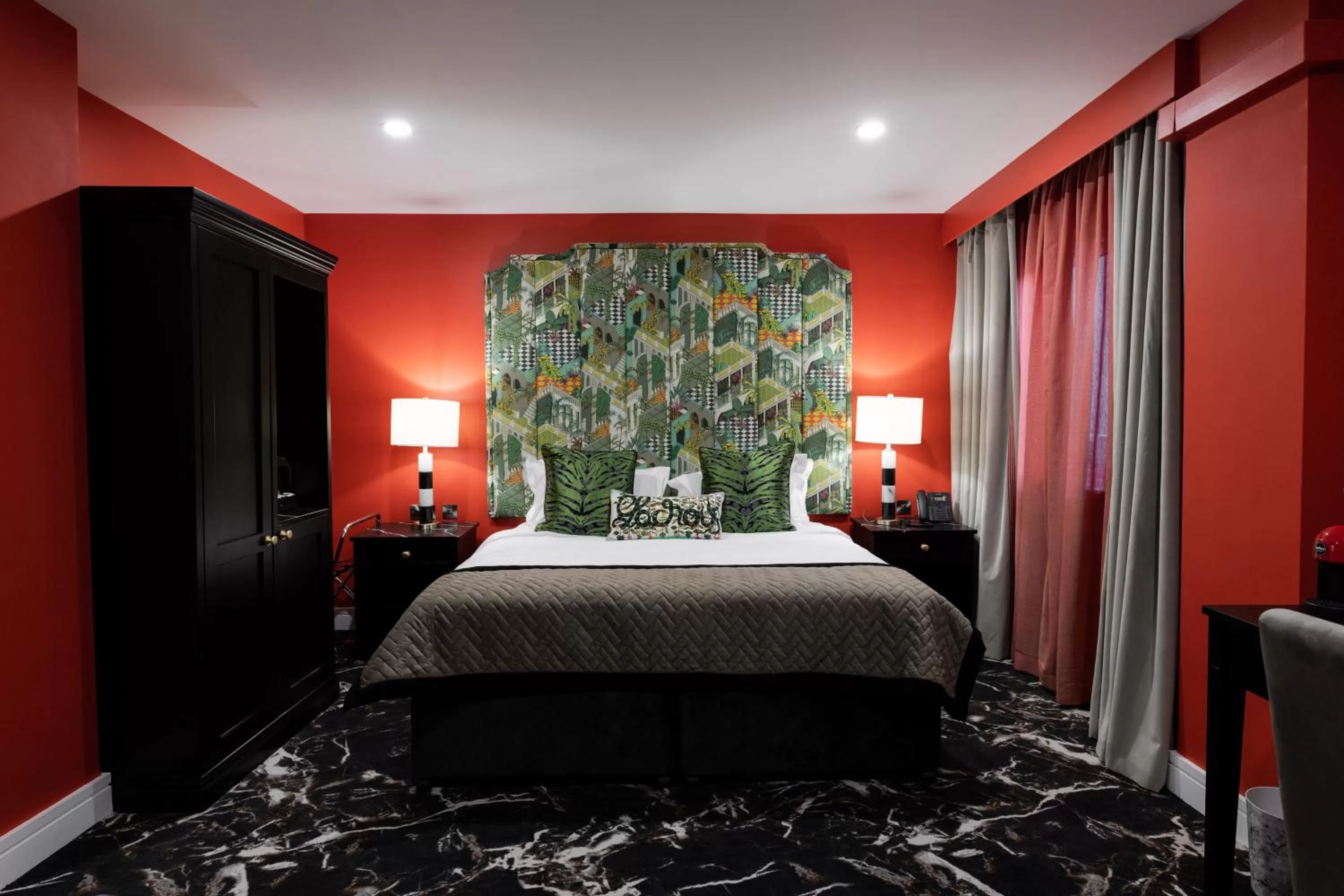 Bed in Elephant Rock Hotel