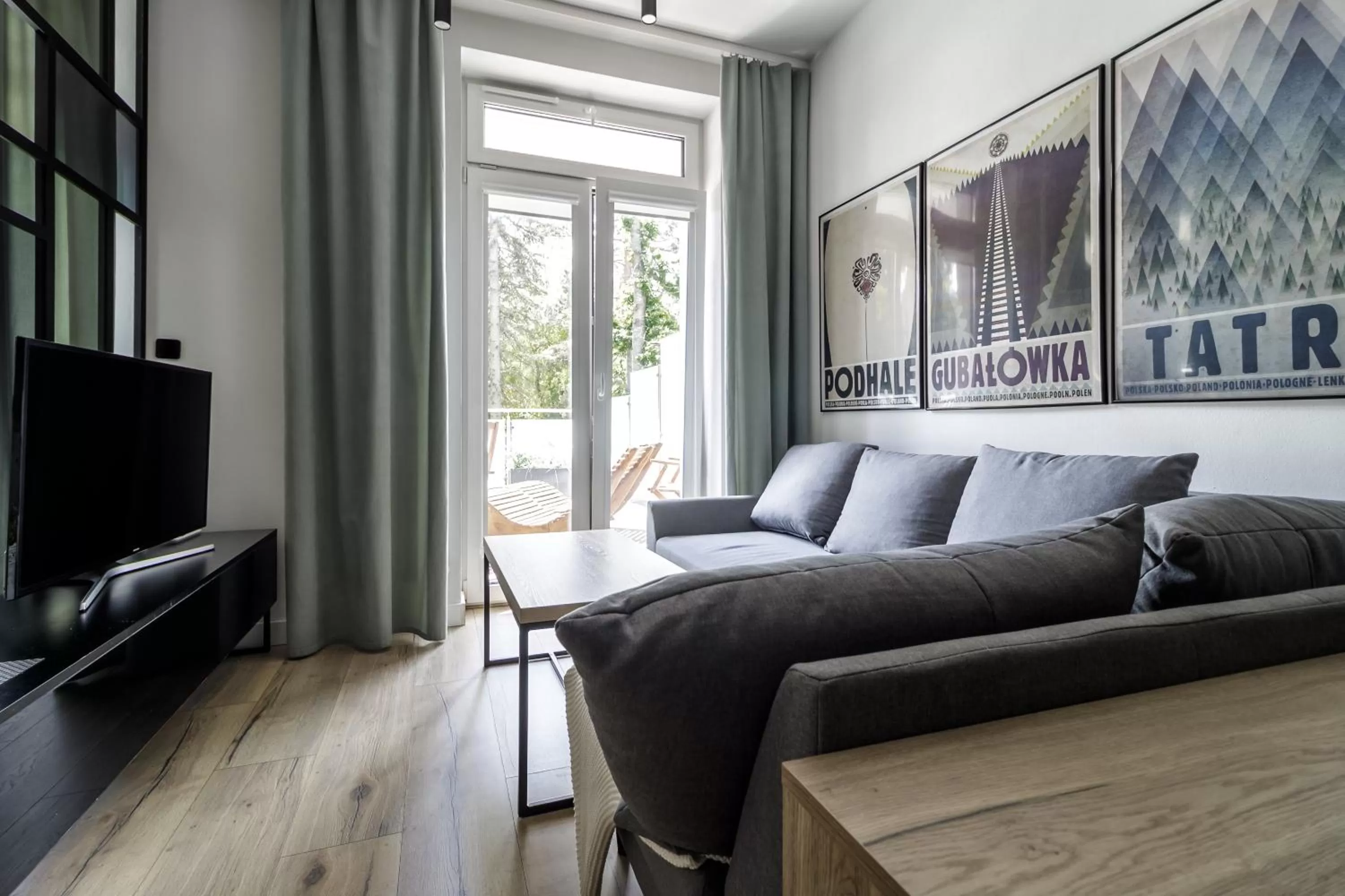 TV and multimedia, Seating Area in Jagiellońska Residence