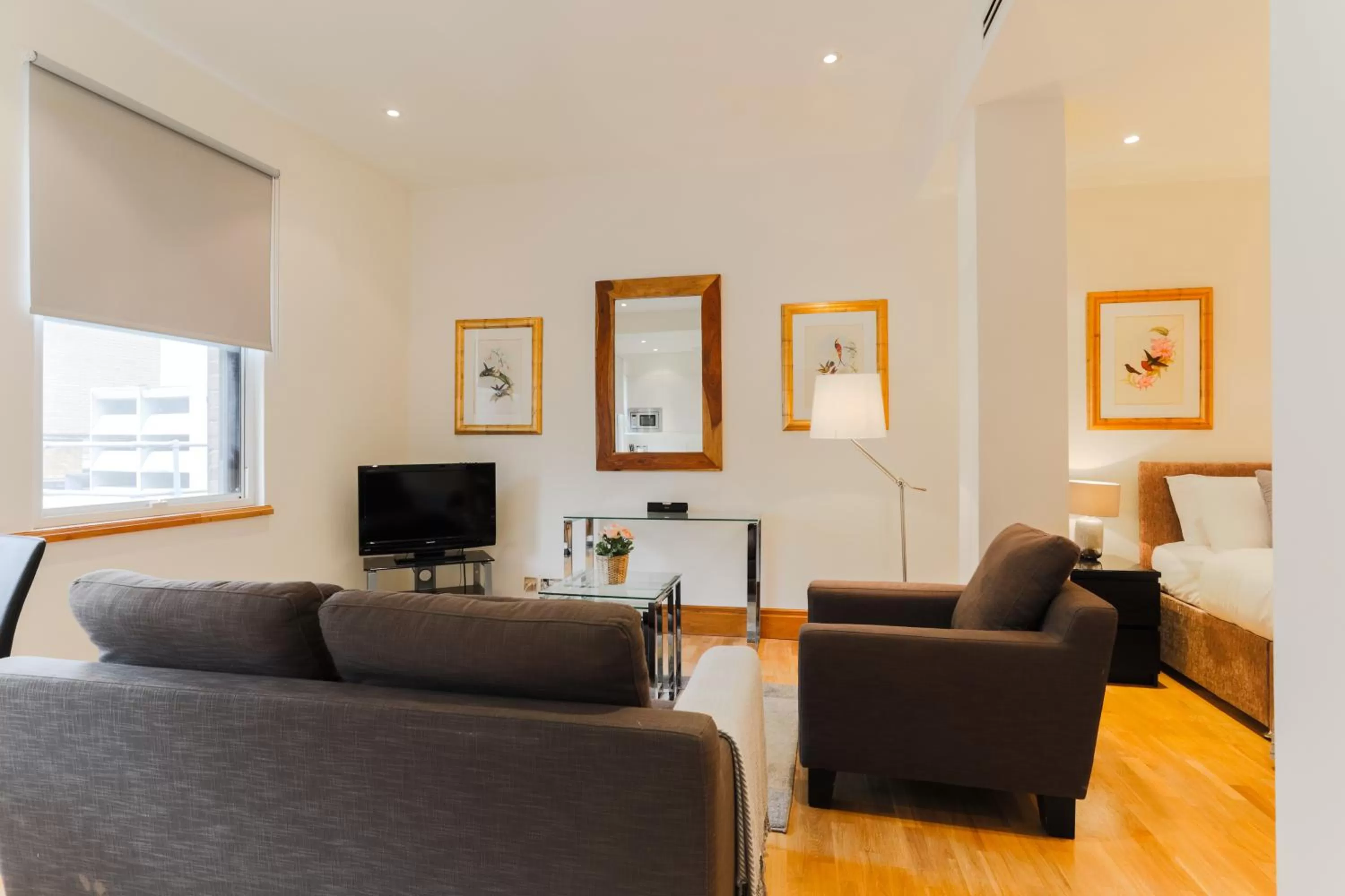 Living room, Seating Area in Monument Apartments