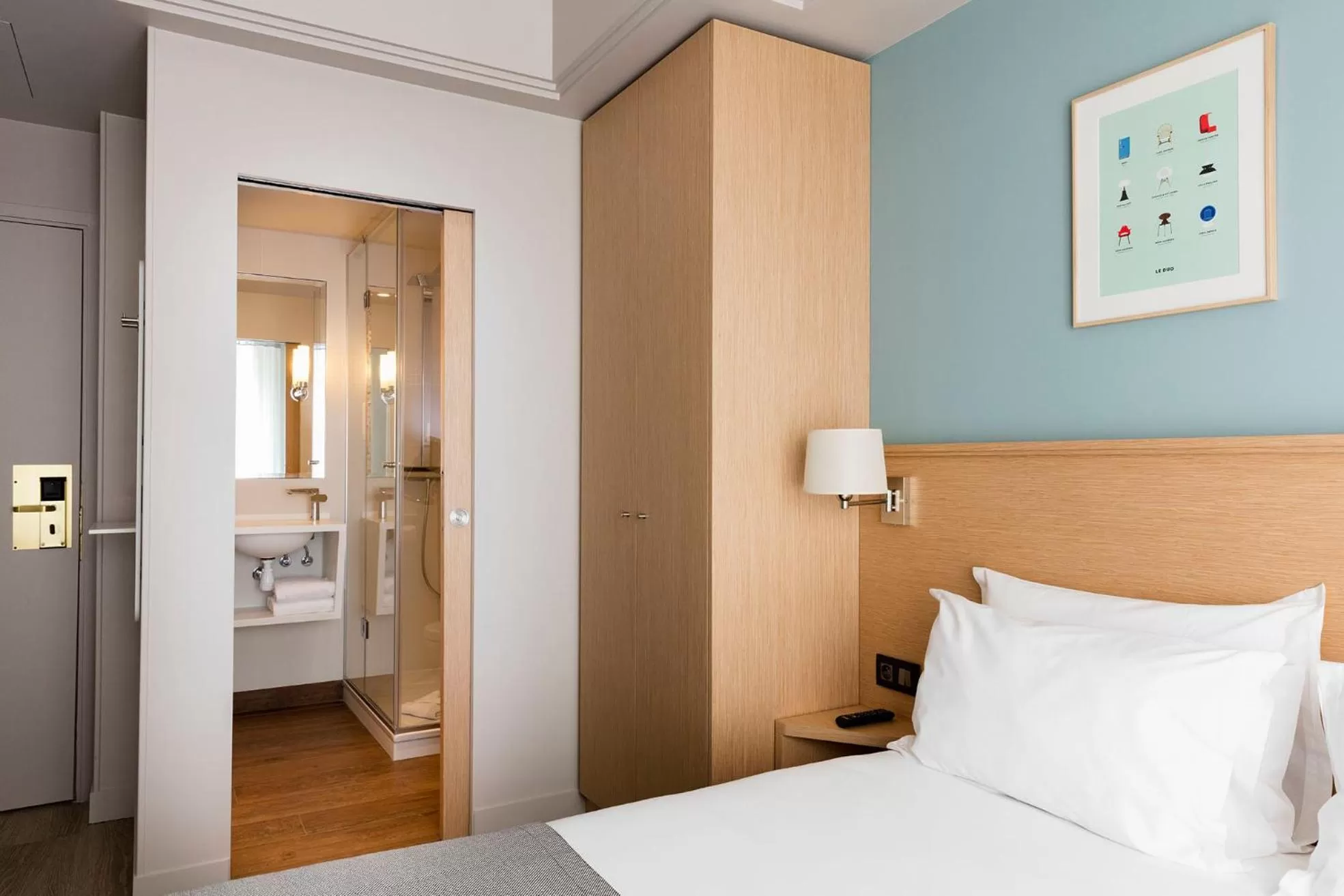 Bed in Hôtel Magellan