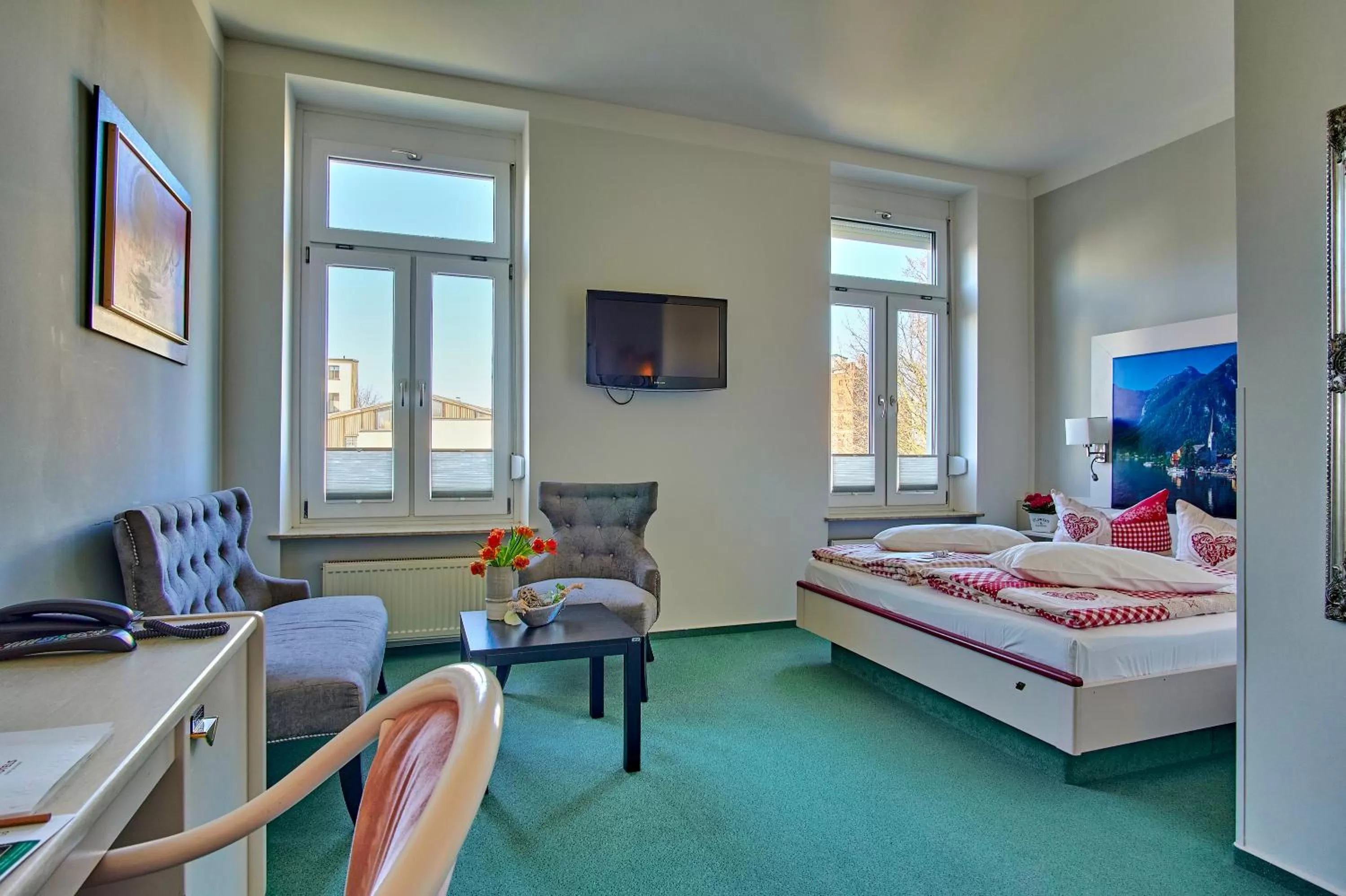 Photo of the whole room, Bed in Biohotel Amadeus