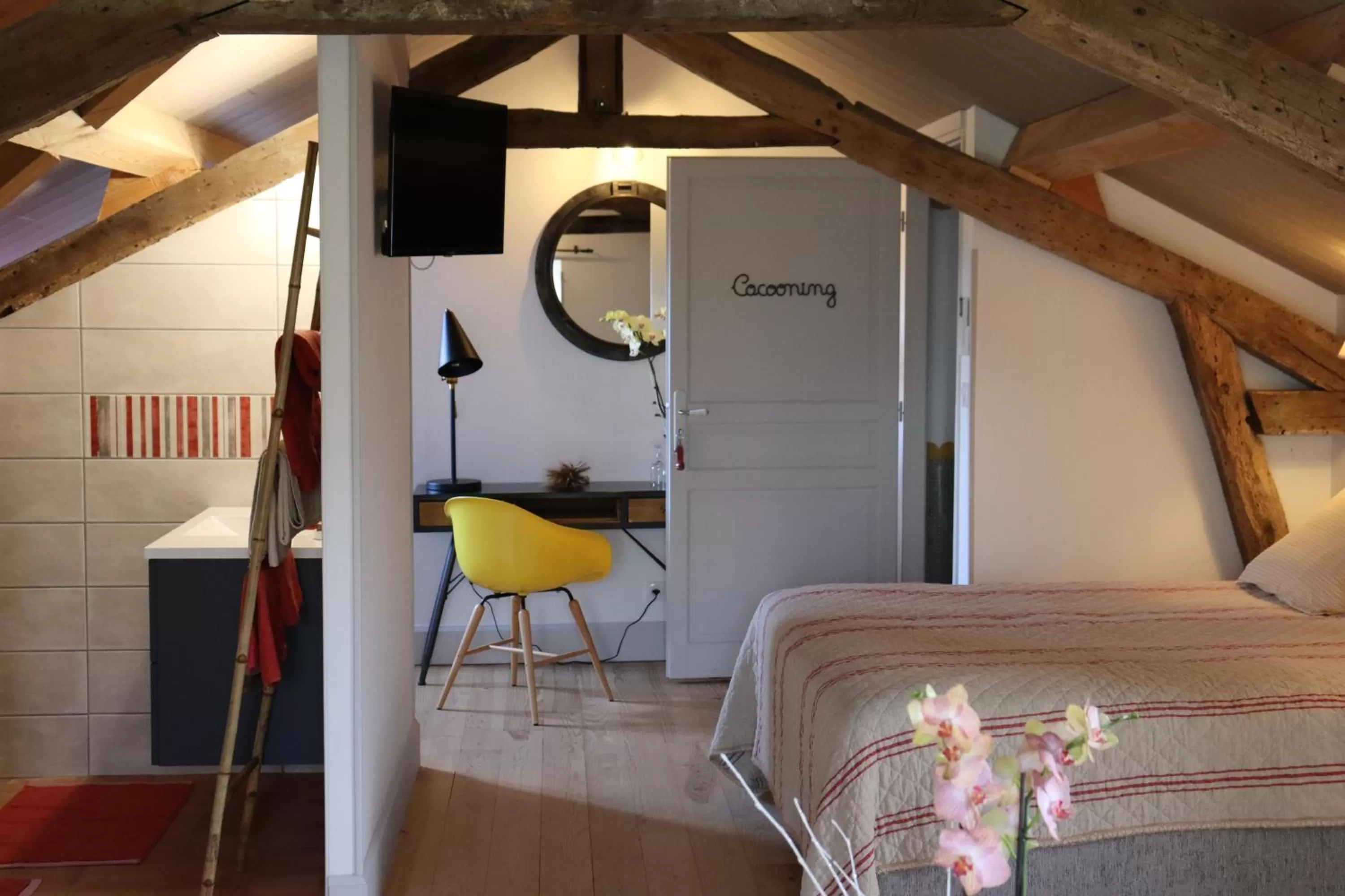 Bed in Maison D'hôtes Sainte-Marie