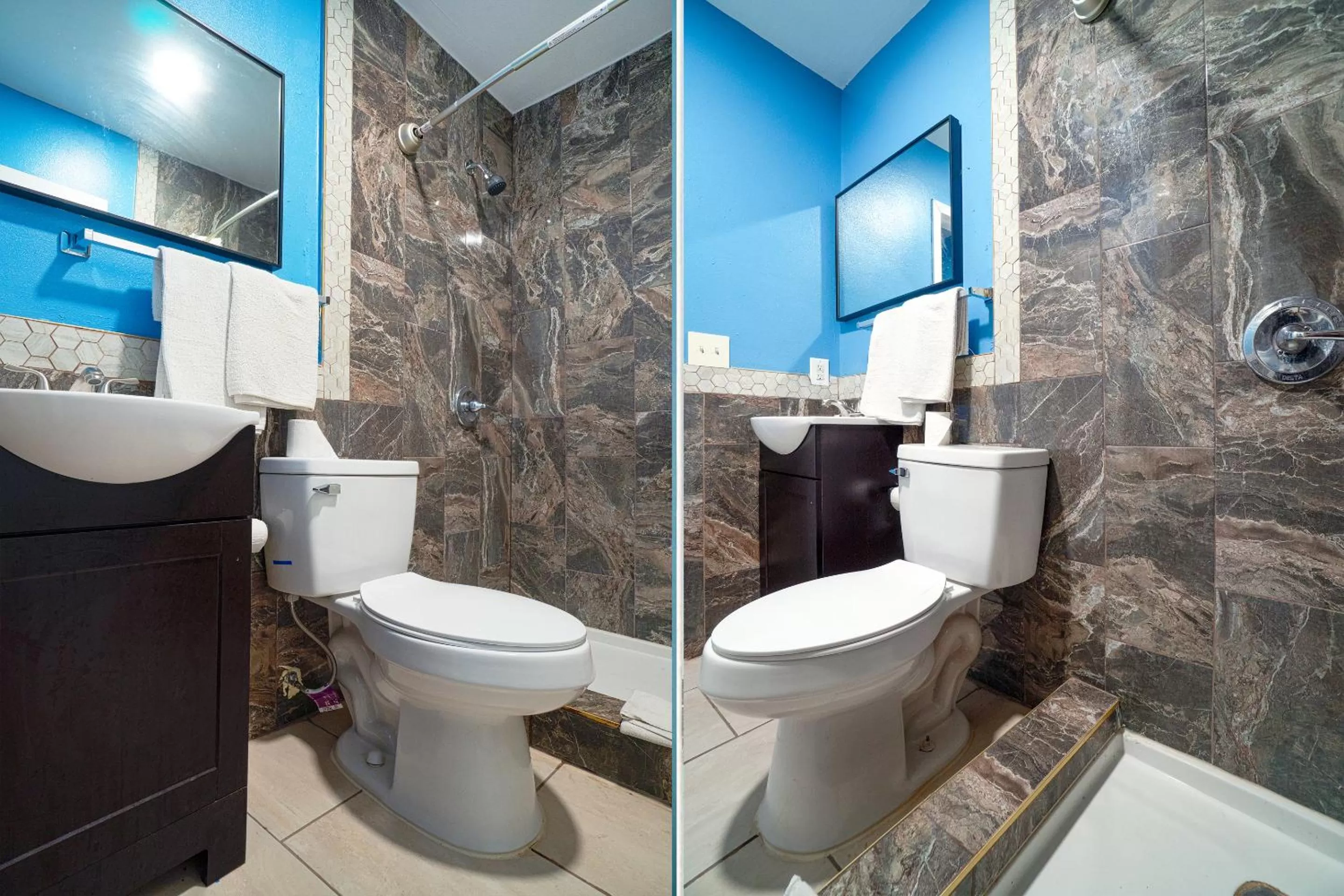 Bathroom in Plaza Motel Corpus Christi by OYO