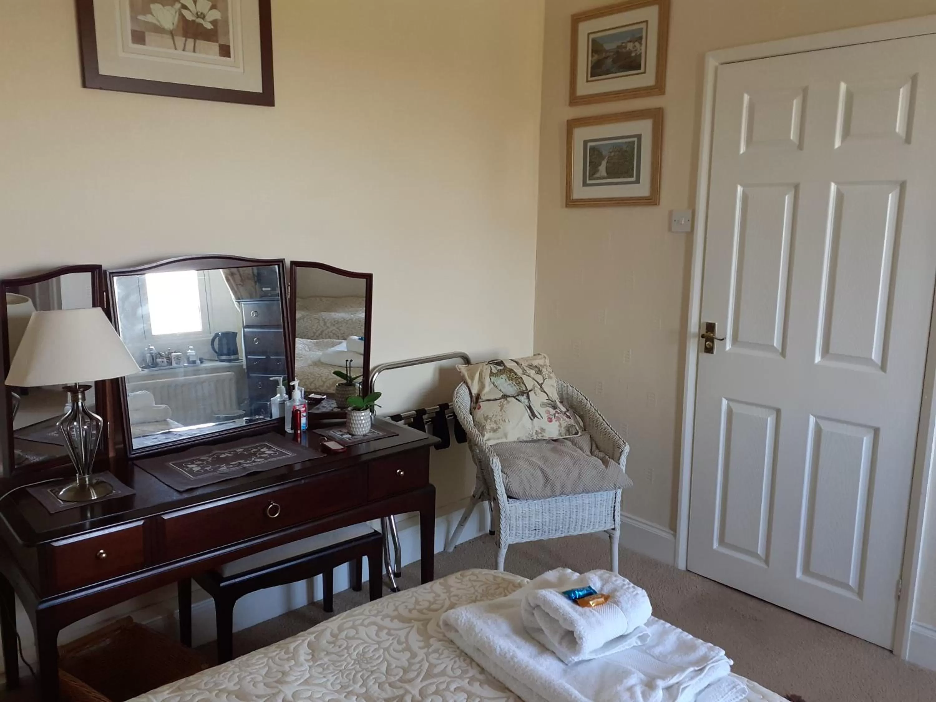 Bedroom, TV/Entertainment Center in Lily Hill Farm
