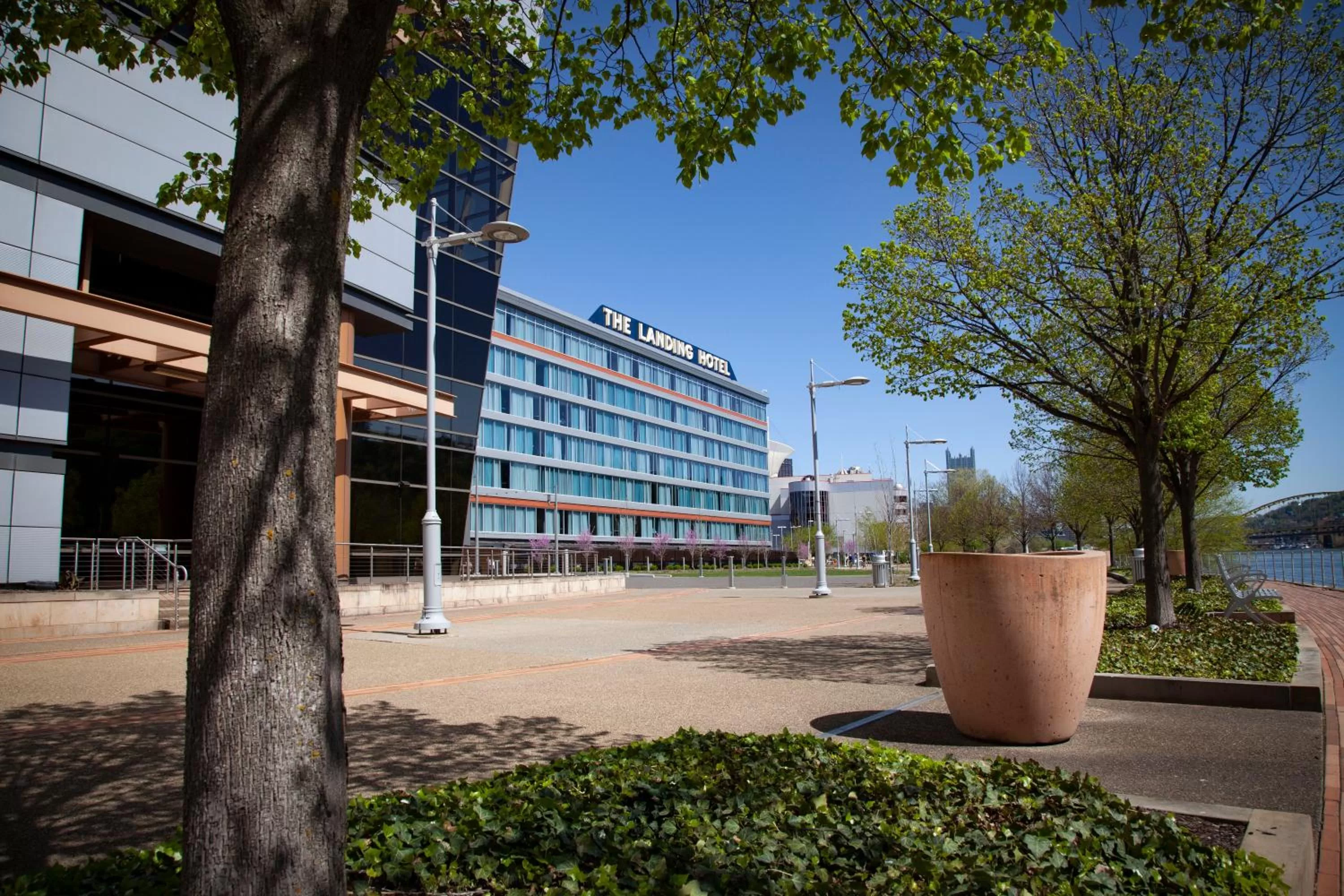 Property building in The Landing Hotel at Rivers Casino Pittsburgh