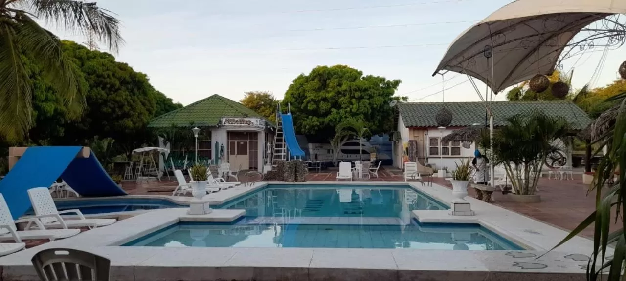 Swimming pool in Eco-Hotel Villa Elina