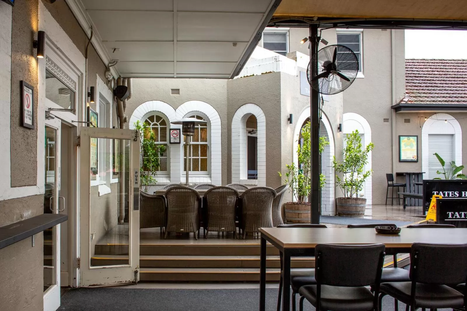 Garden in Tates Hotel Windsor