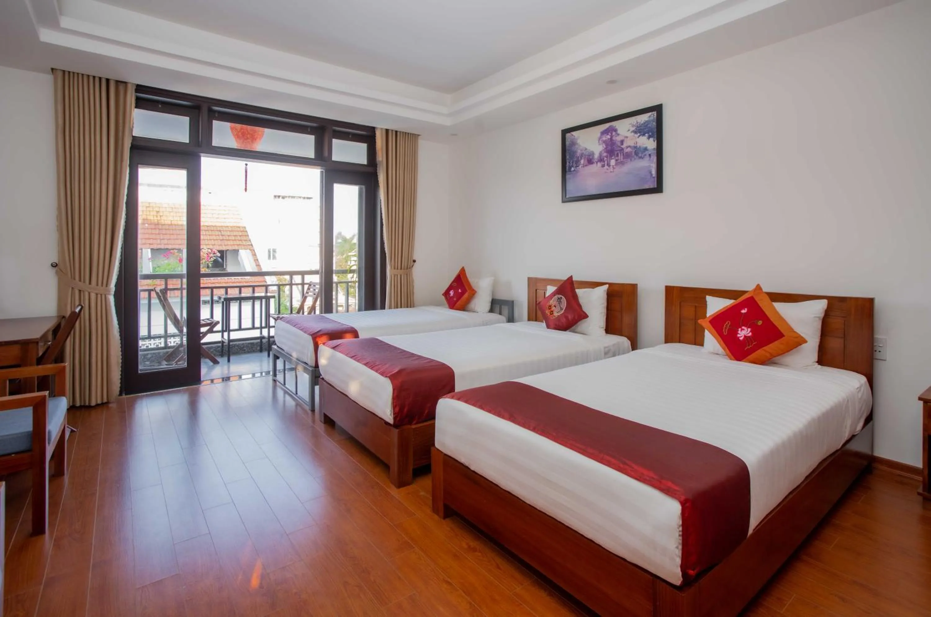 Triple Room with Balcony in Trendy Life Villa Hoi An