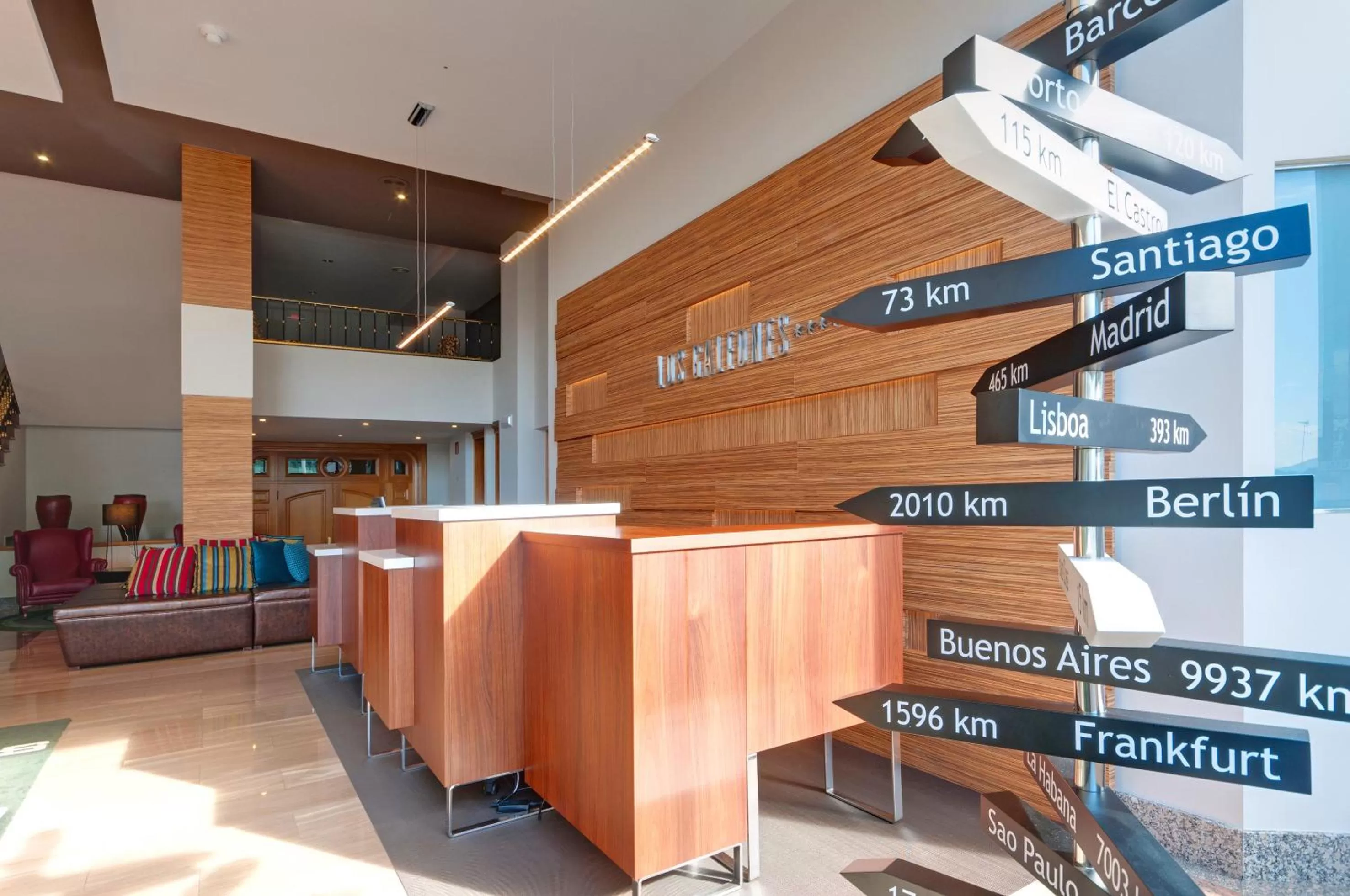 Lobby or reception in Hotel Vigo Los Galeones Affiliated by Meliá