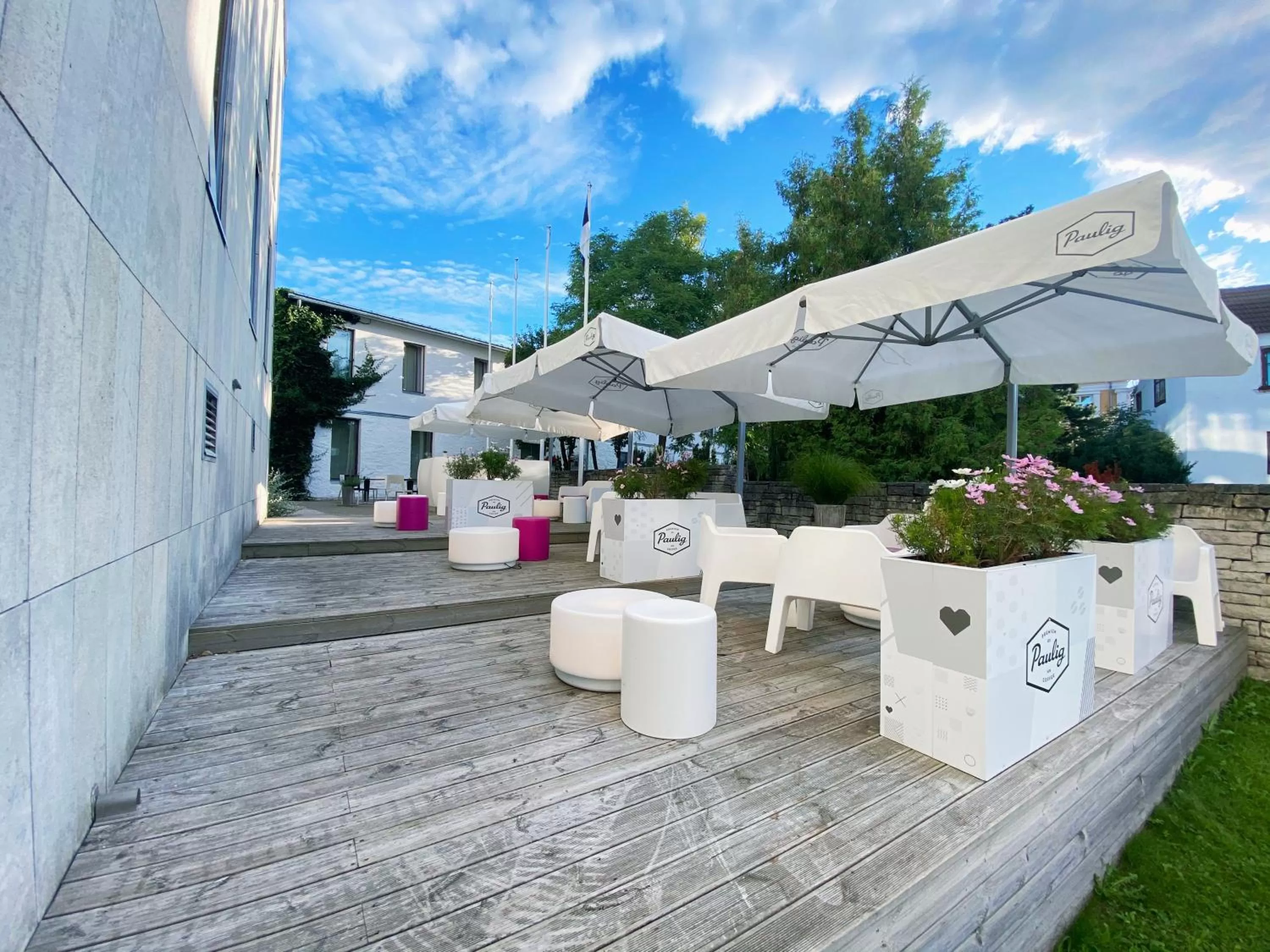 Patio in Johan Design & SPA Hotel