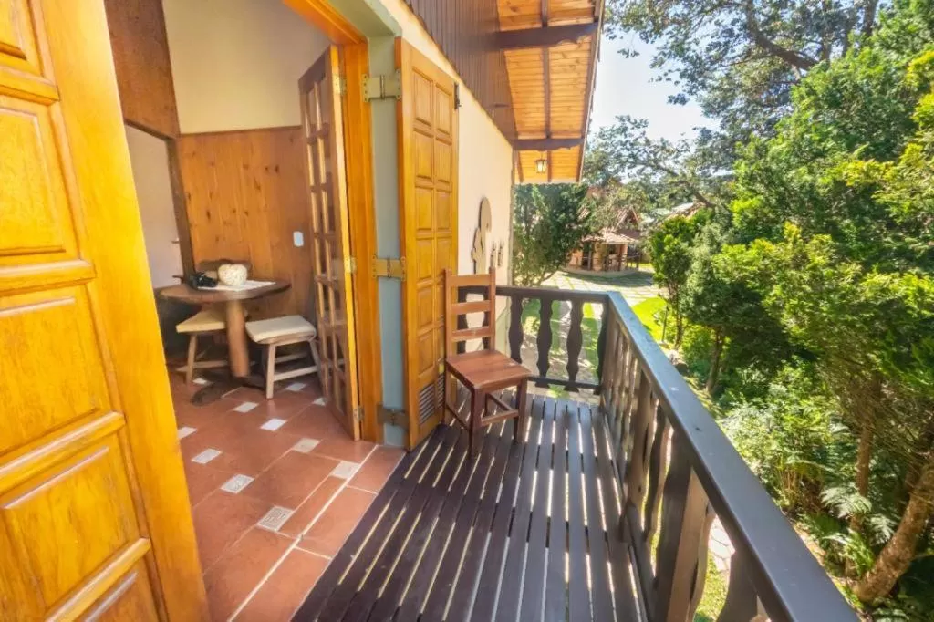 Garden, Balcony/Terrace in Pousada Ricanto Amore Mio