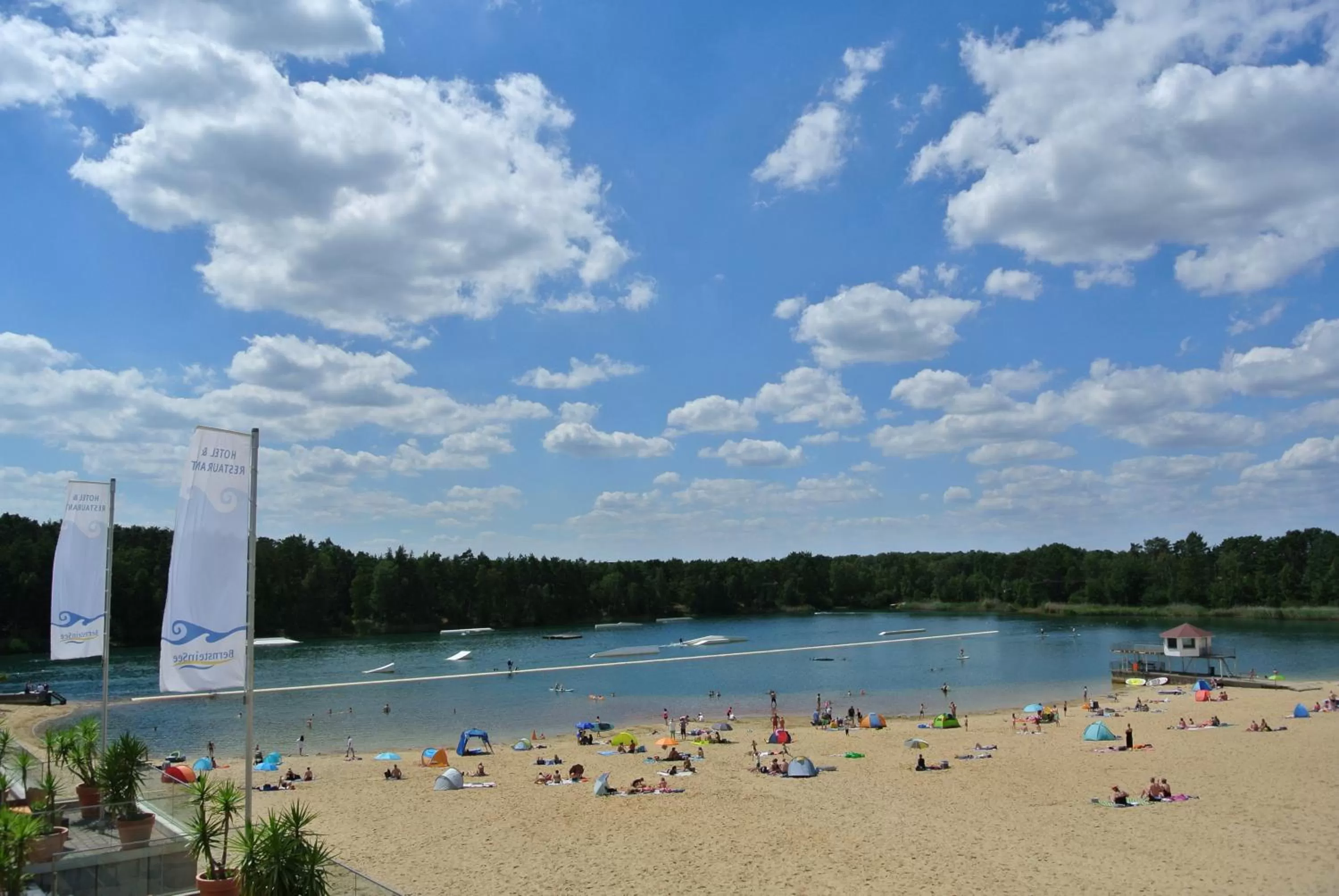 Beach in Bernsteinsee Hotel&Ferien