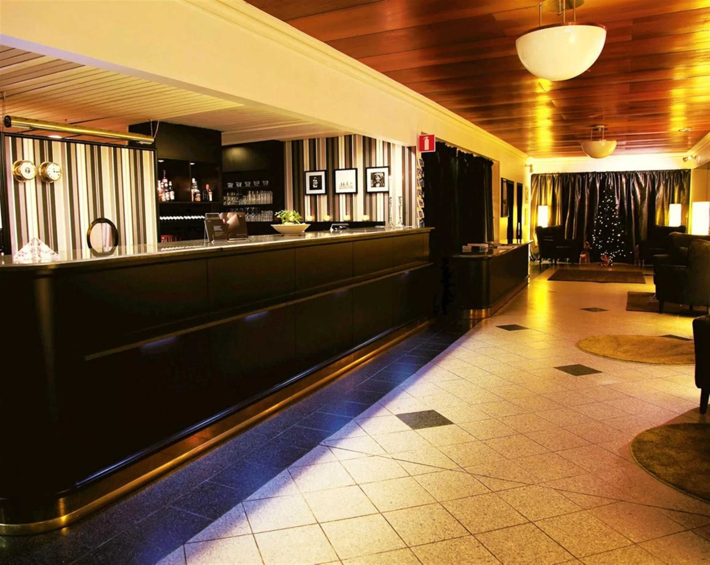 Lobby or reception in First Hotel Witt