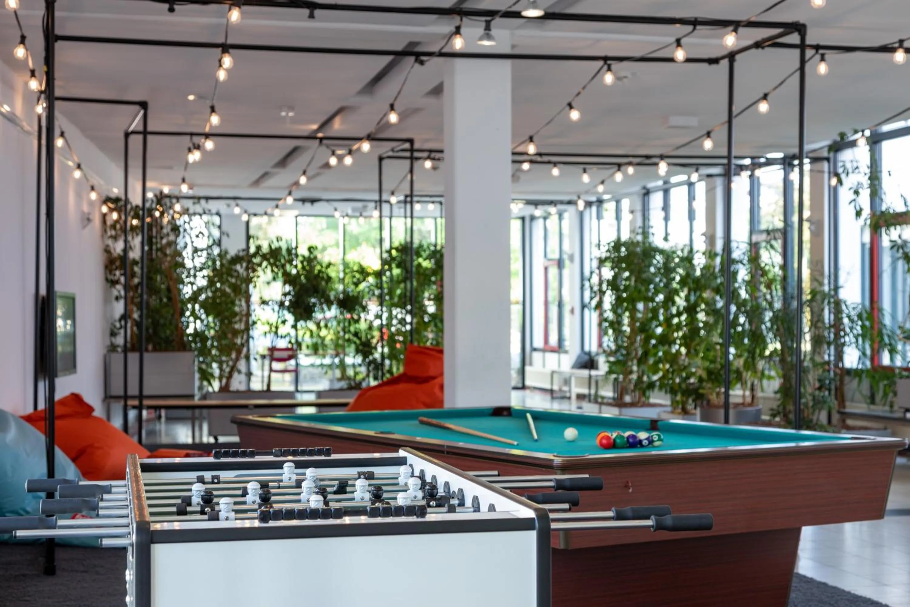 Children play ground, Billiards in The Hotel Darmstadt