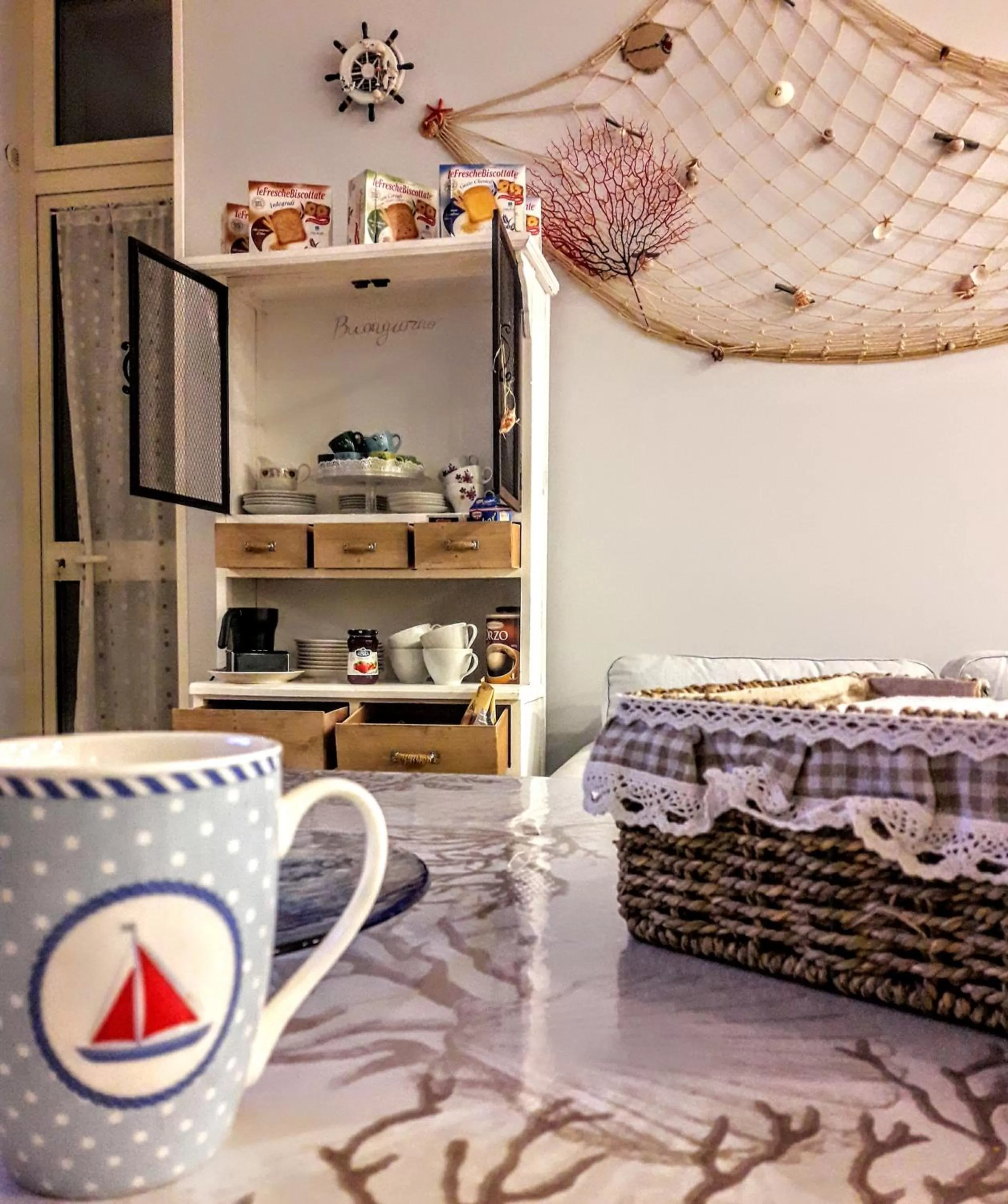 Coffee/tea facilities, Bed in B&B VelAmare