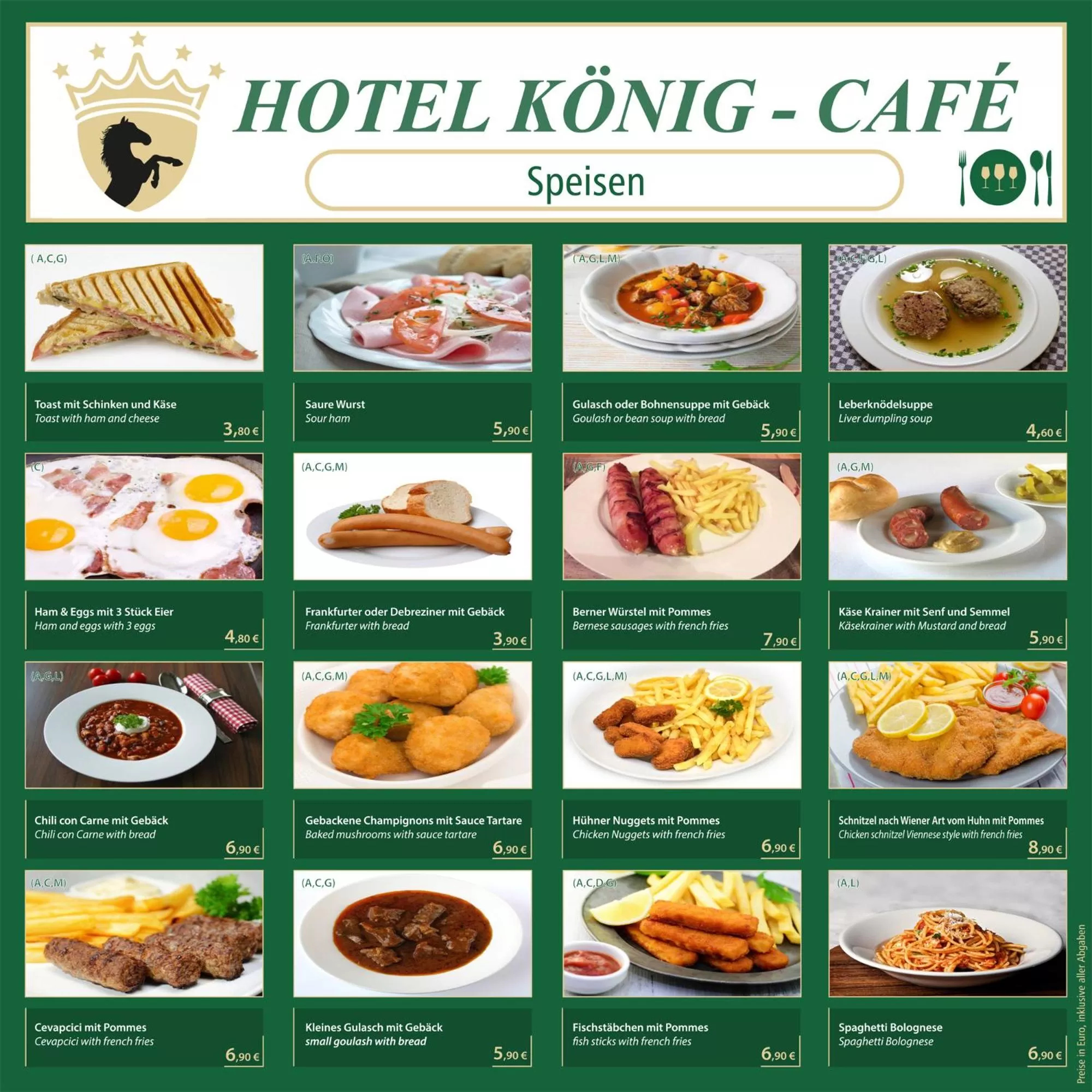 Lunch in Hotel König