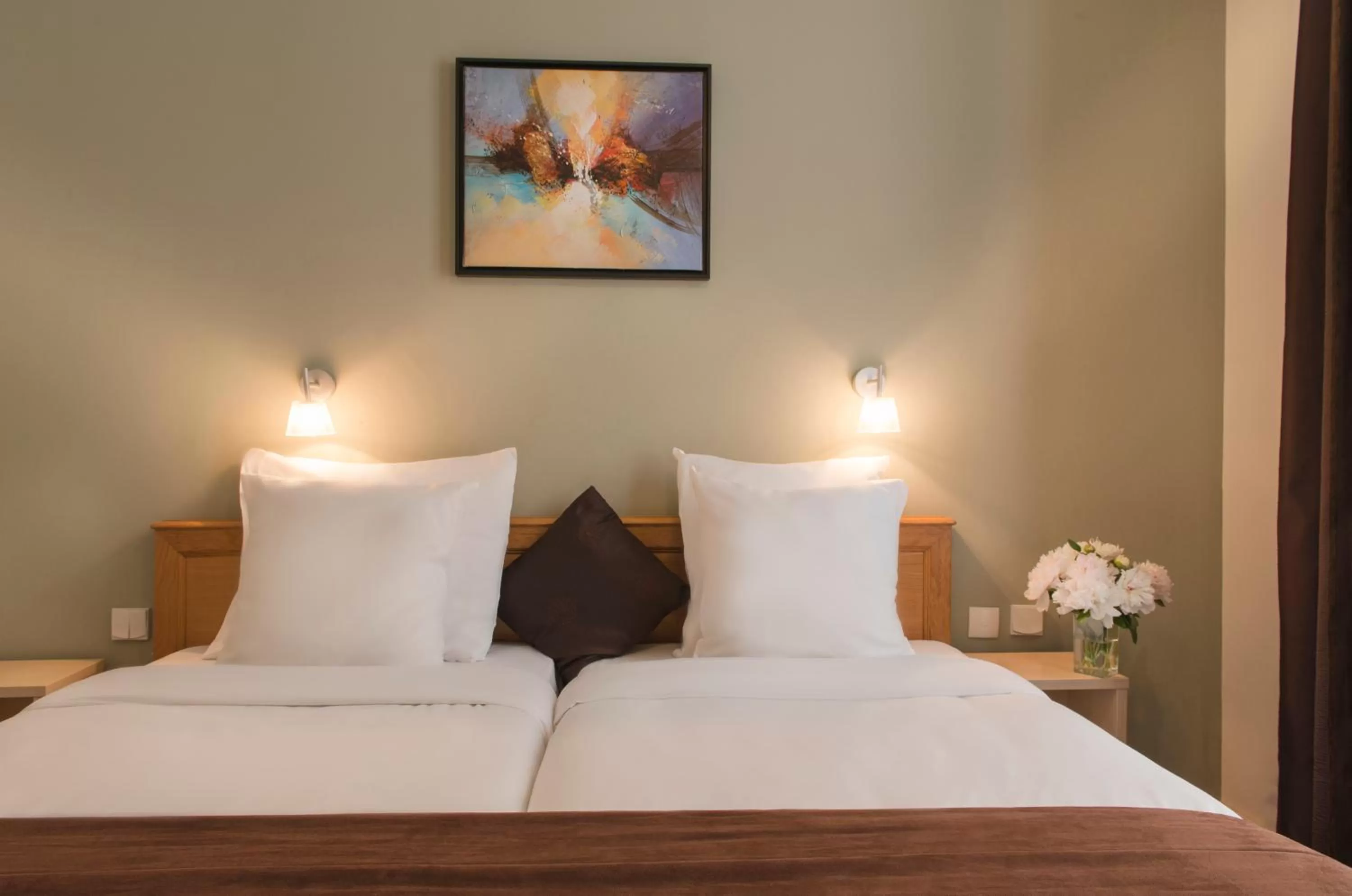 Bed in Hotel Corona -Rodier-