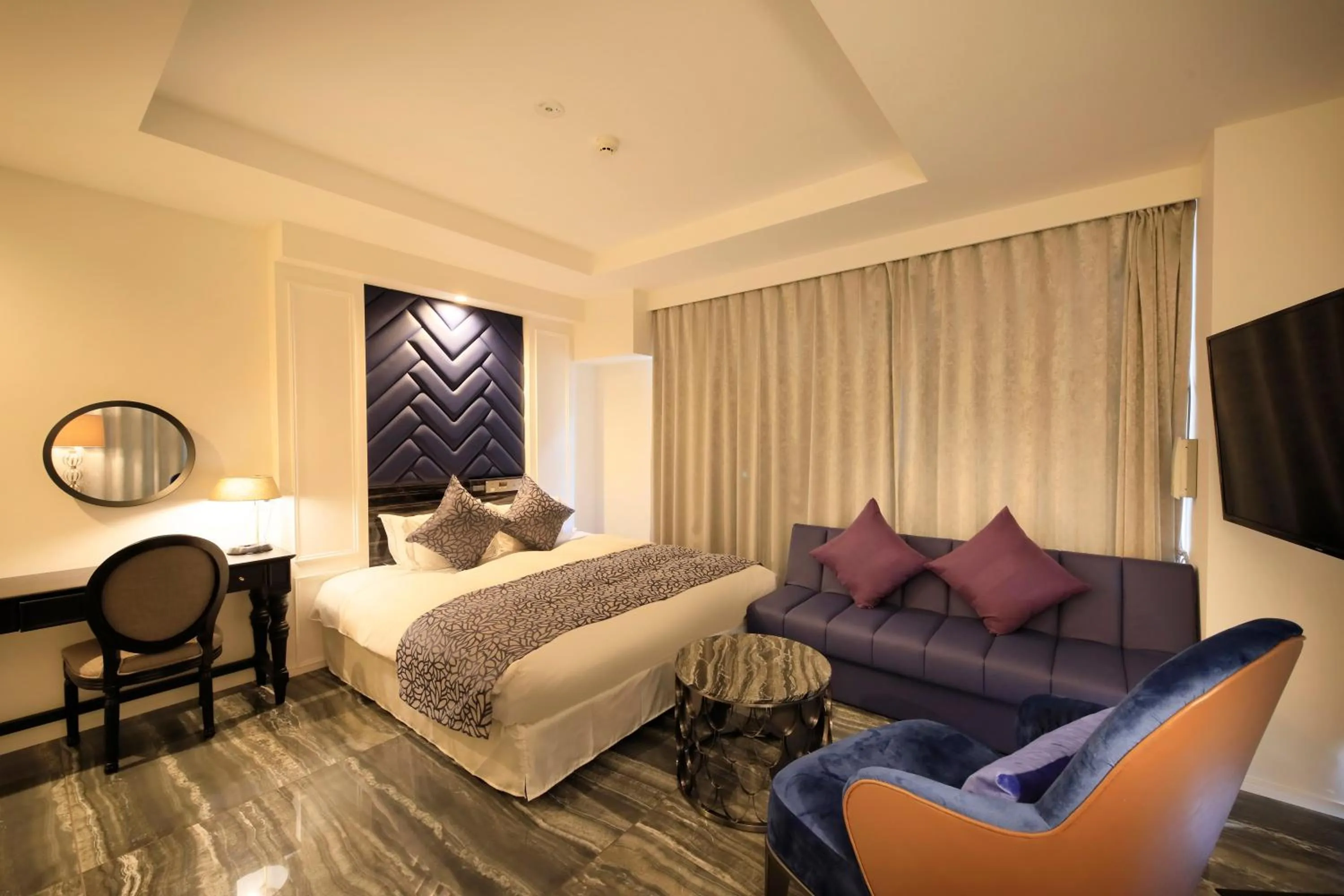 Photo of the whole room, Bed in Centurion Hotel Residential Akasaka Station