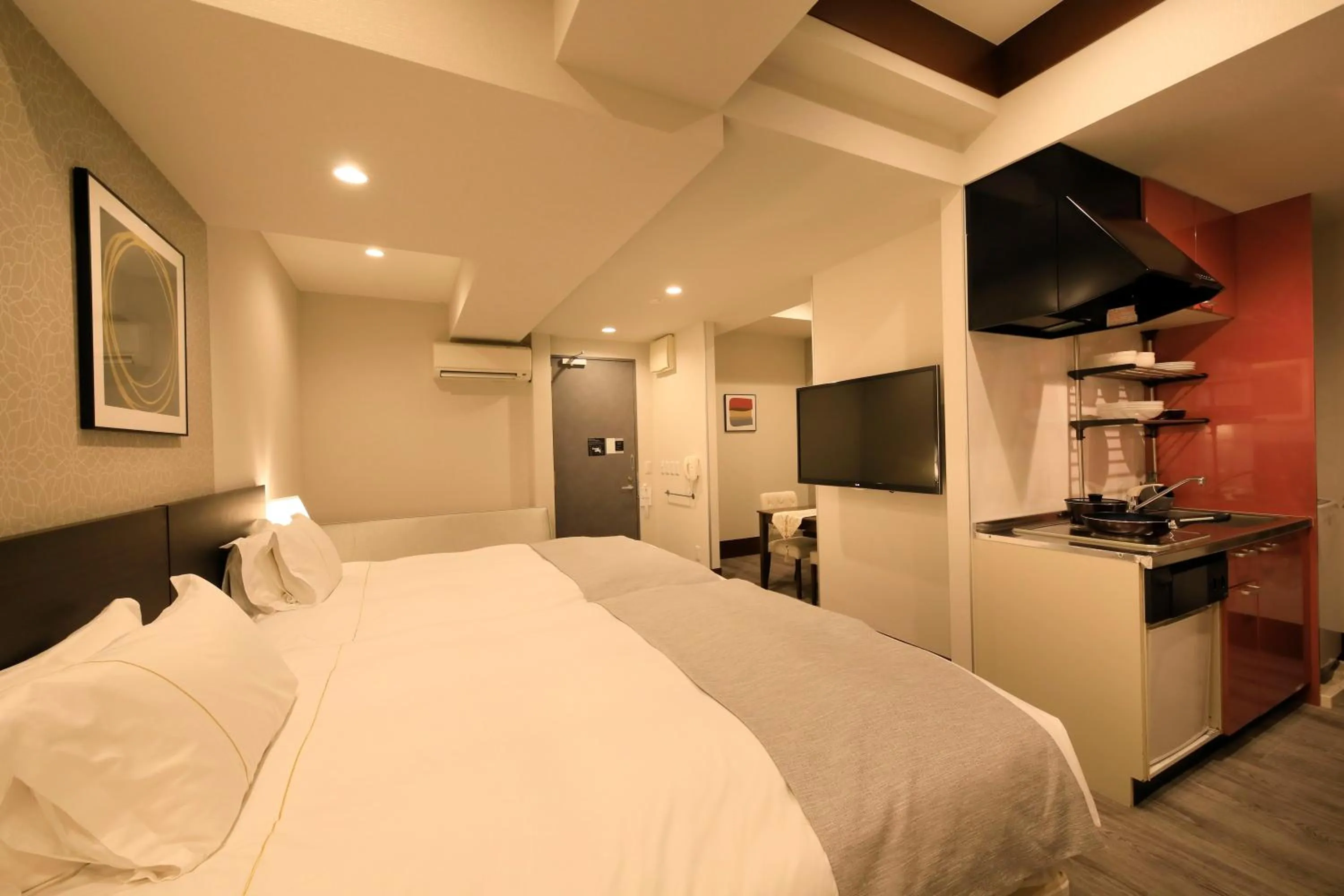 Bed in Centurion Hotel Residential Akasaka Station