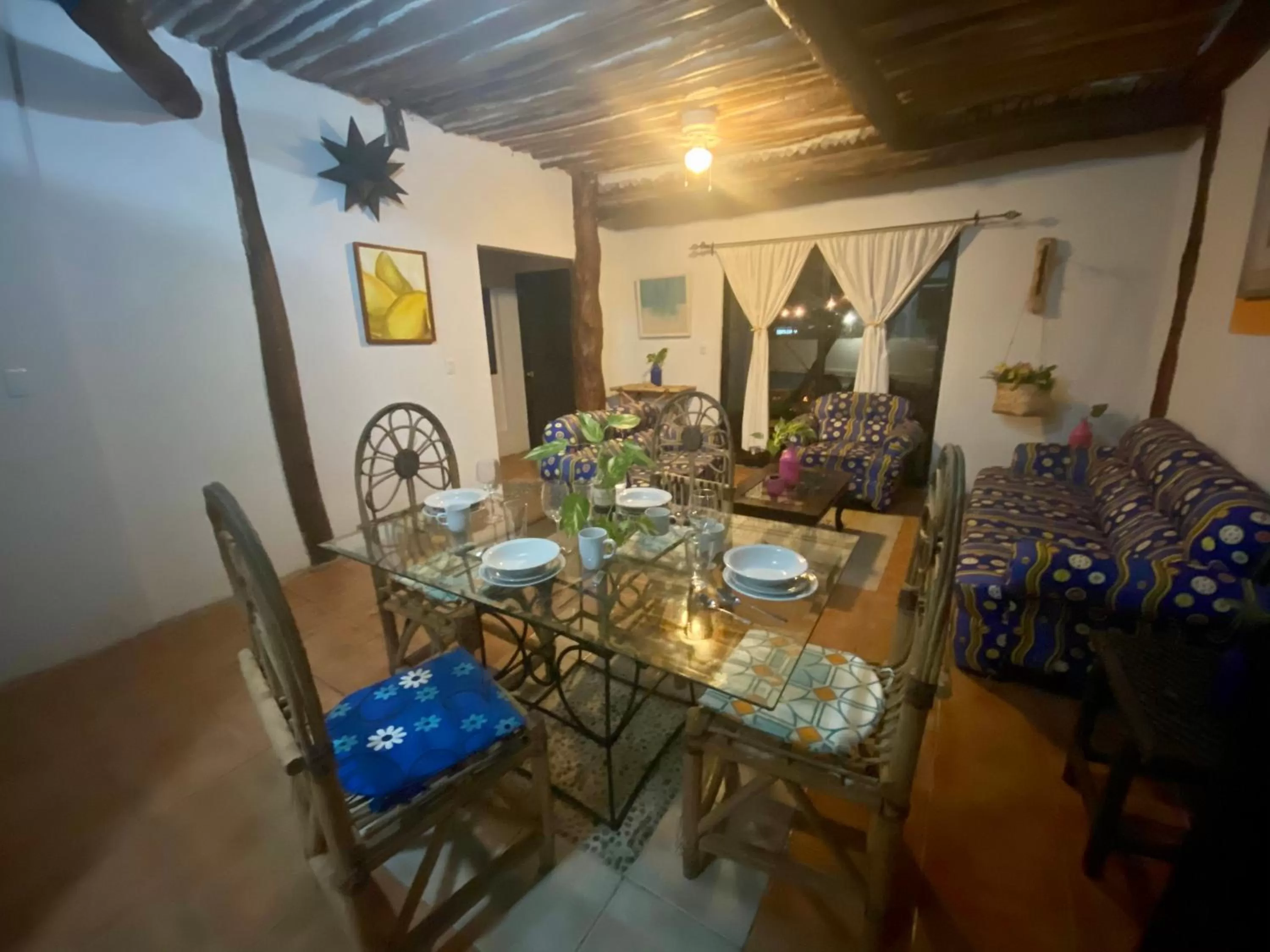 Dining area in Casa CARIBE Cancun