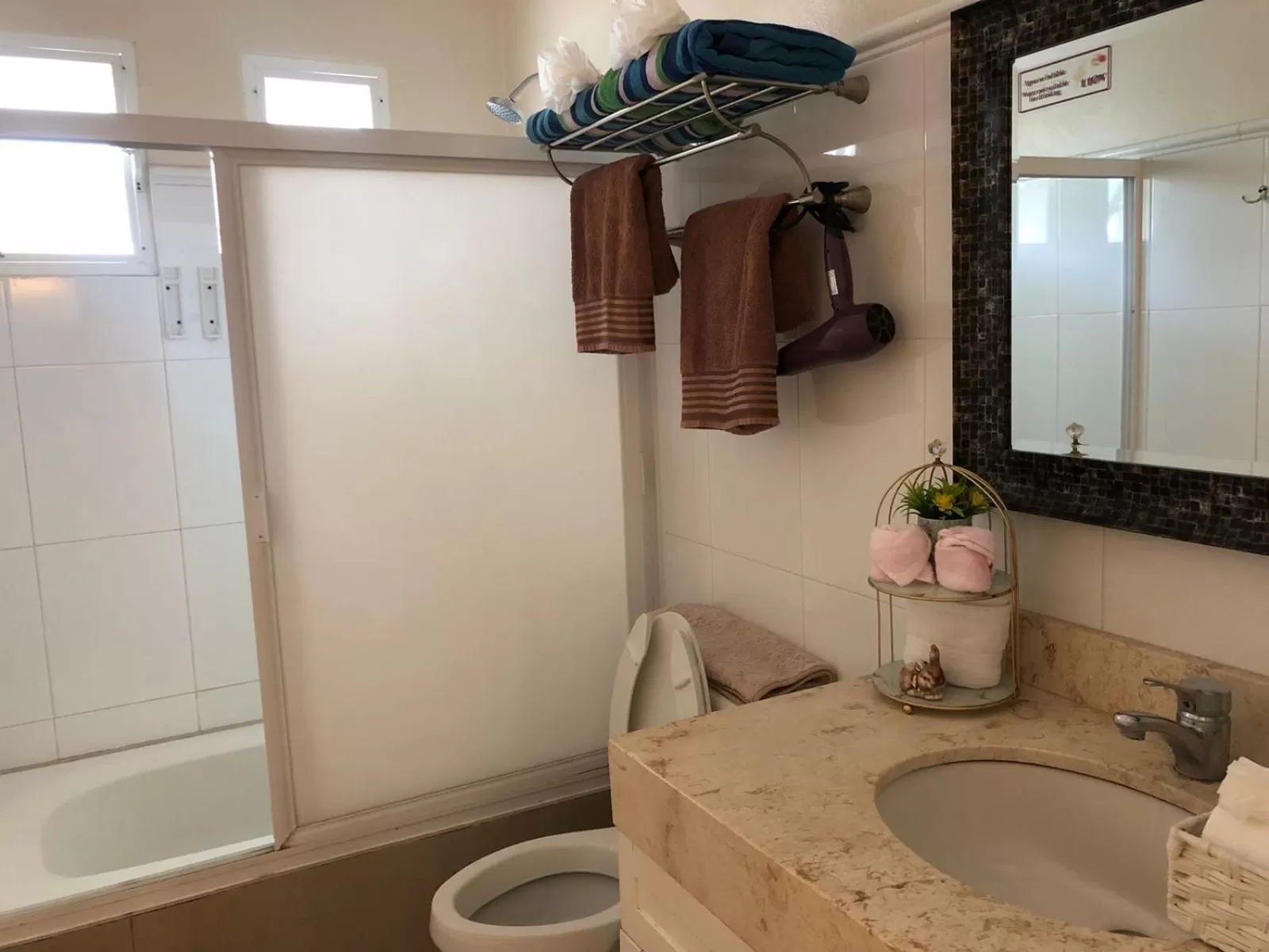 Shower in Villa Segovia Cozumel