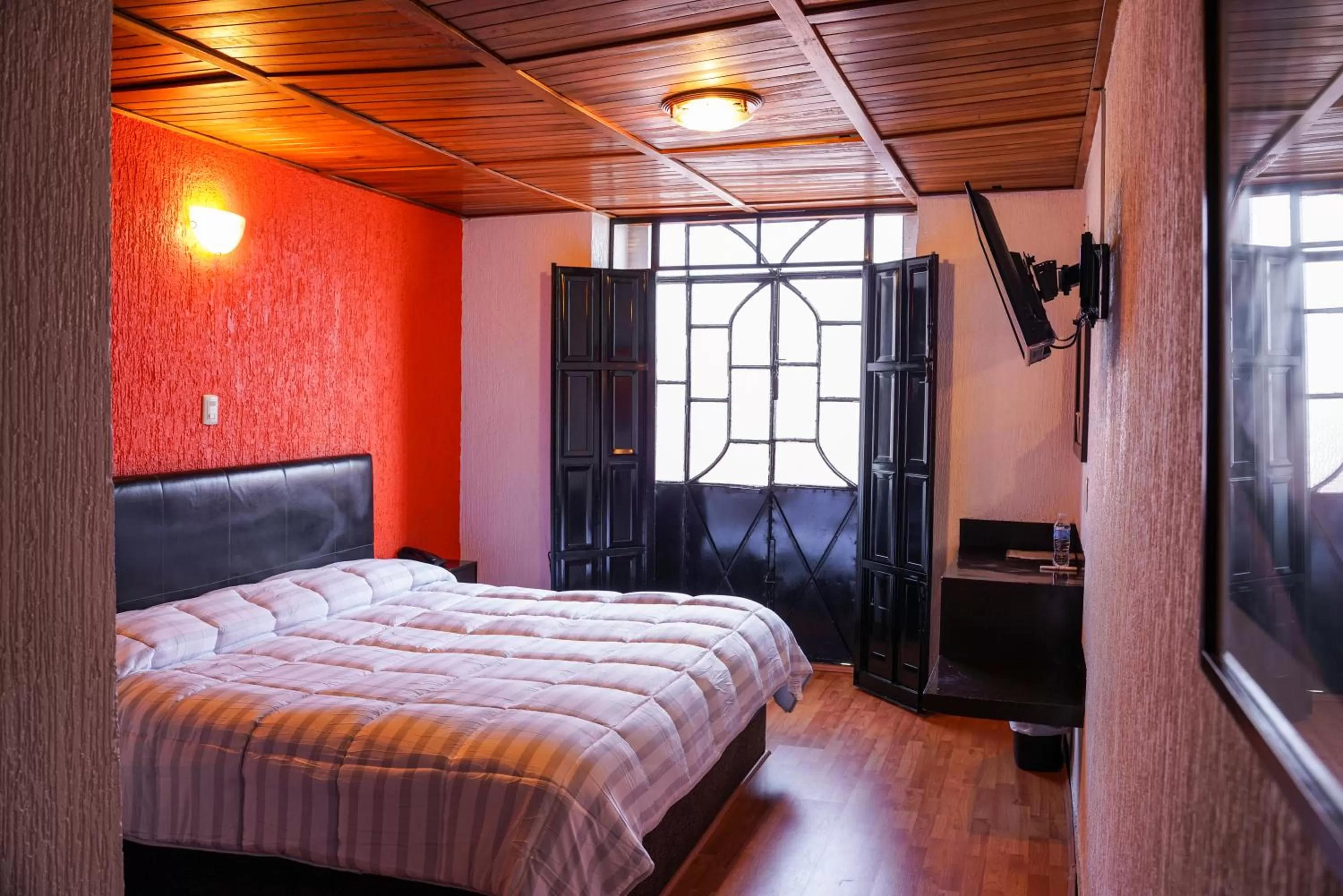 Bed in Hotel Central Teziutlan