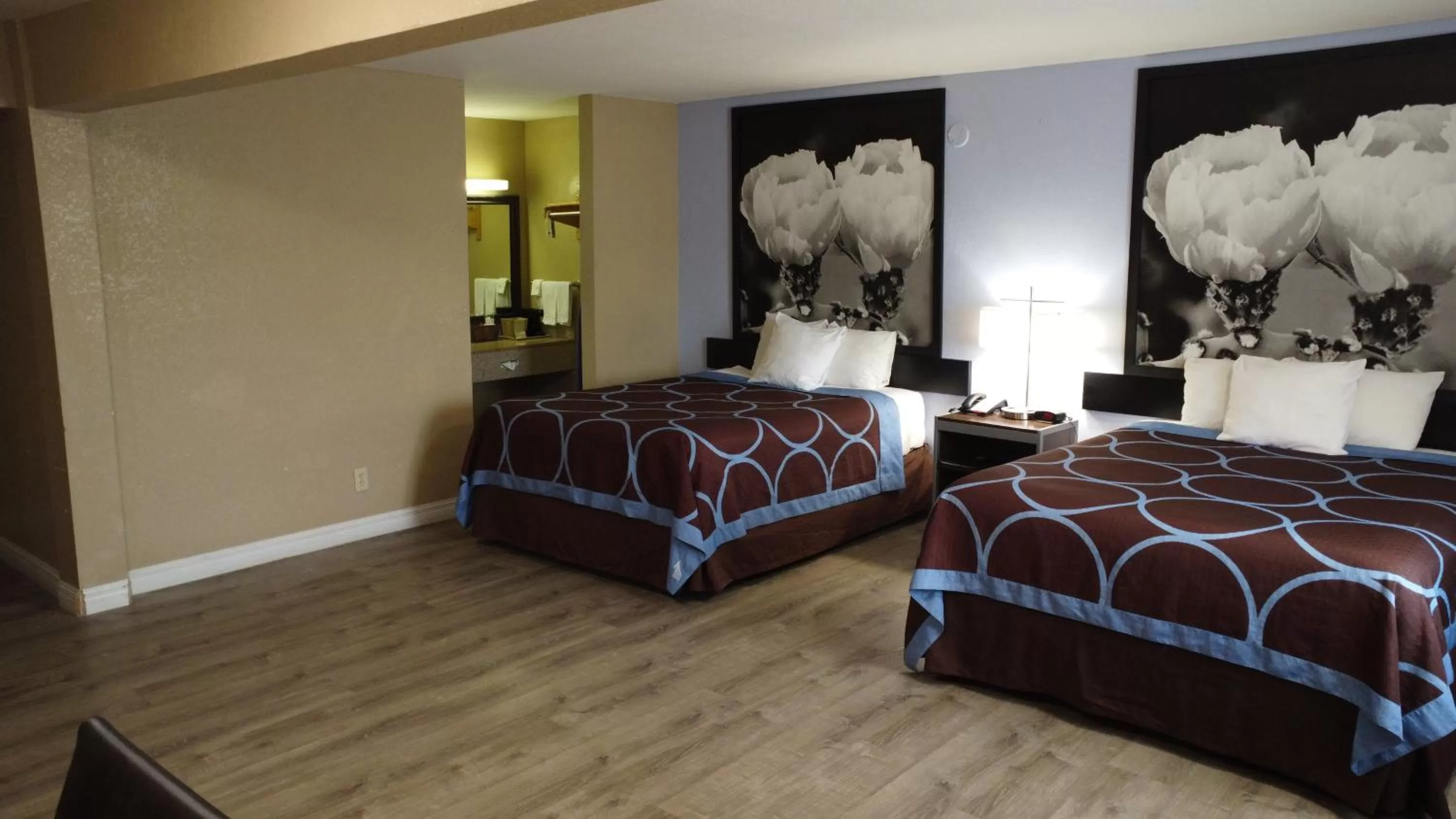 Bed in Super 8 by Wyndham Kingsville