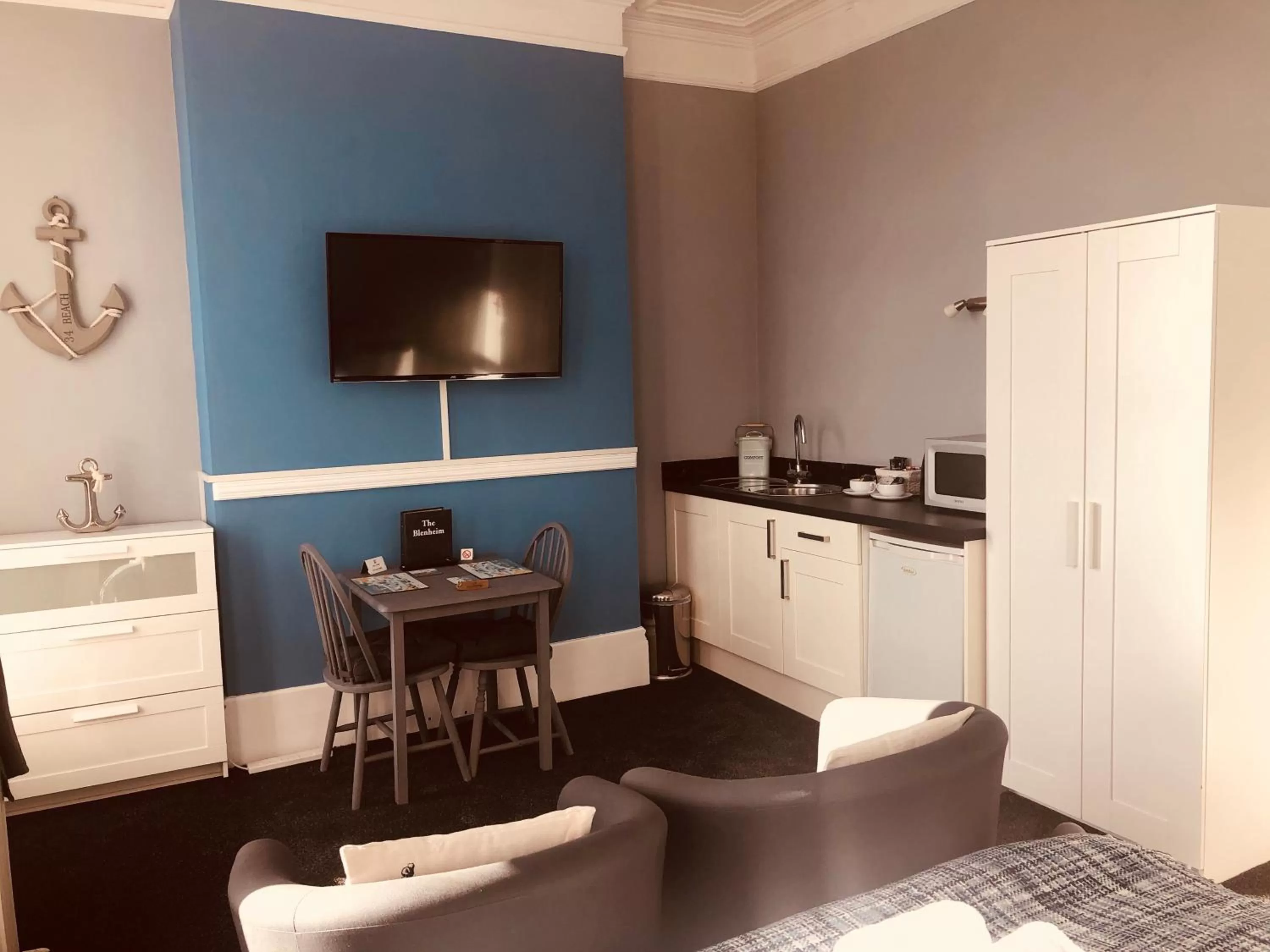 Decorative detail, TV/Entertainment Center in The Blenheim