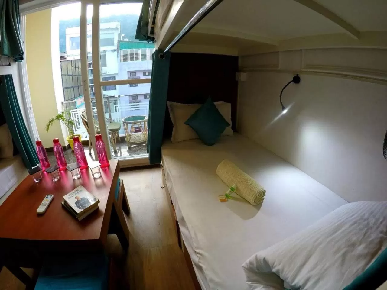 Bed in Hotel The Moksham