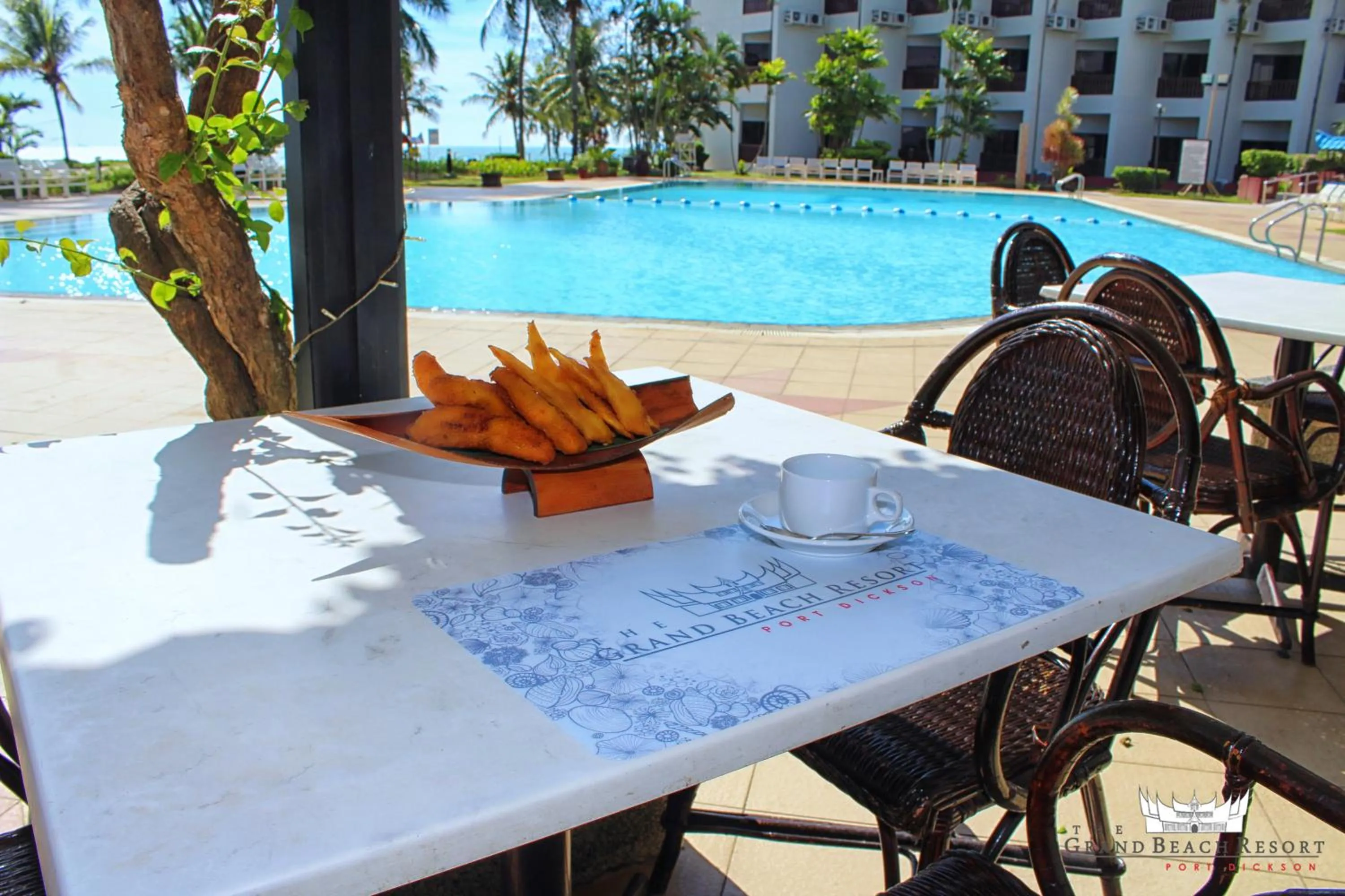Swimming pool in The Grand Beach Resort Port Dickson