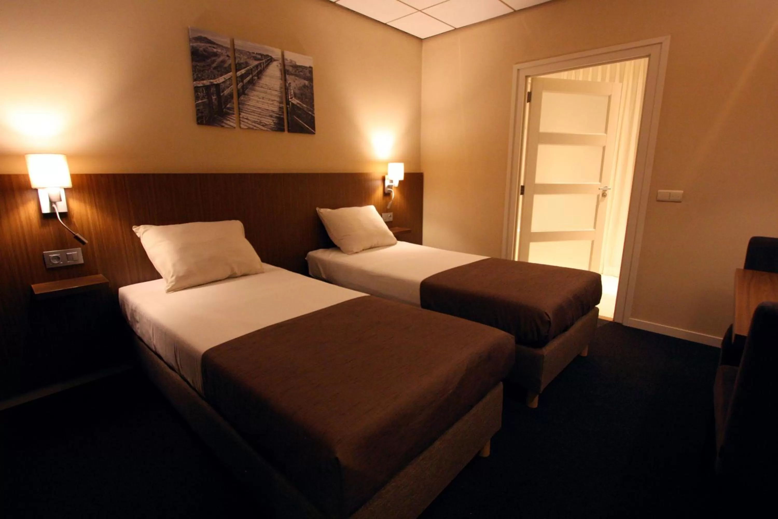 Bed in Hotel Restaurant De Bengel