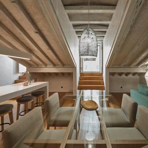 Dining area in Look Living, Lisbon Design Apartments