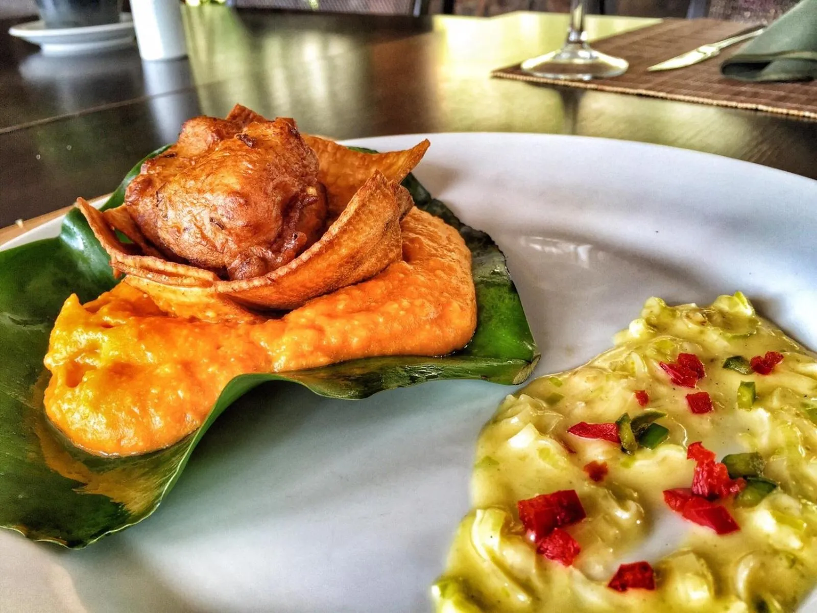 Food close-up in El Pueblito Iguazú