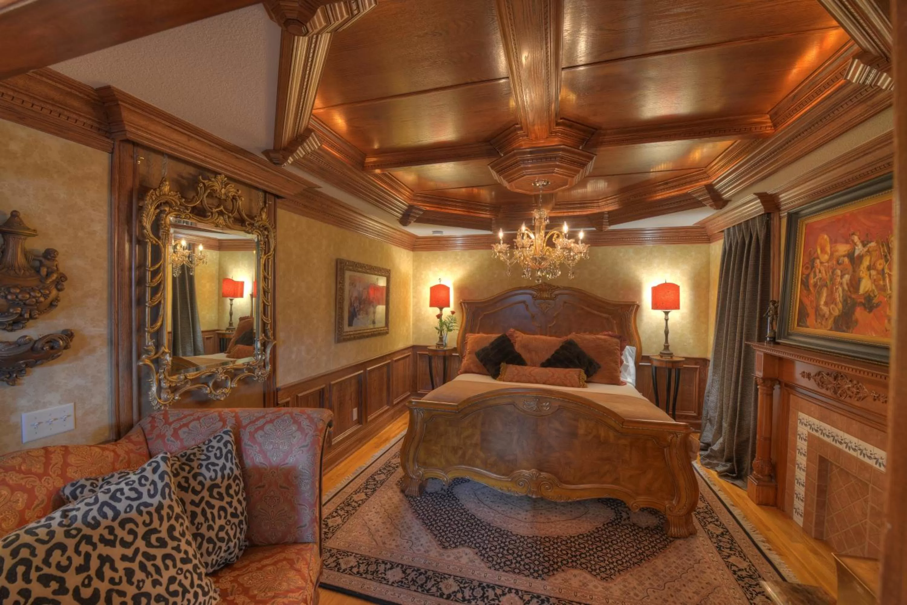 Bed in The Victoria Bed & Breakfast