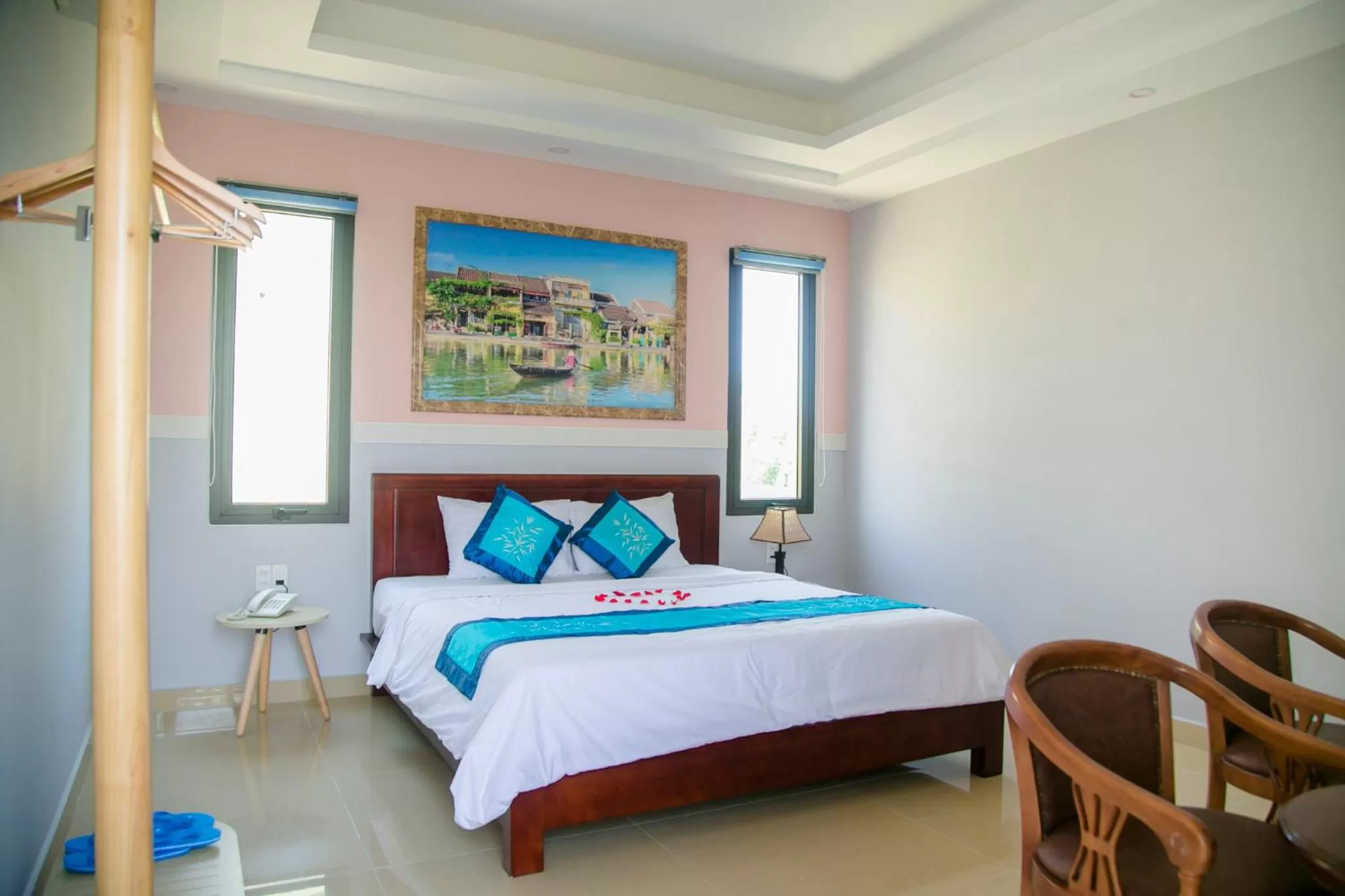 Bed in Hào Anh Villa Hội An