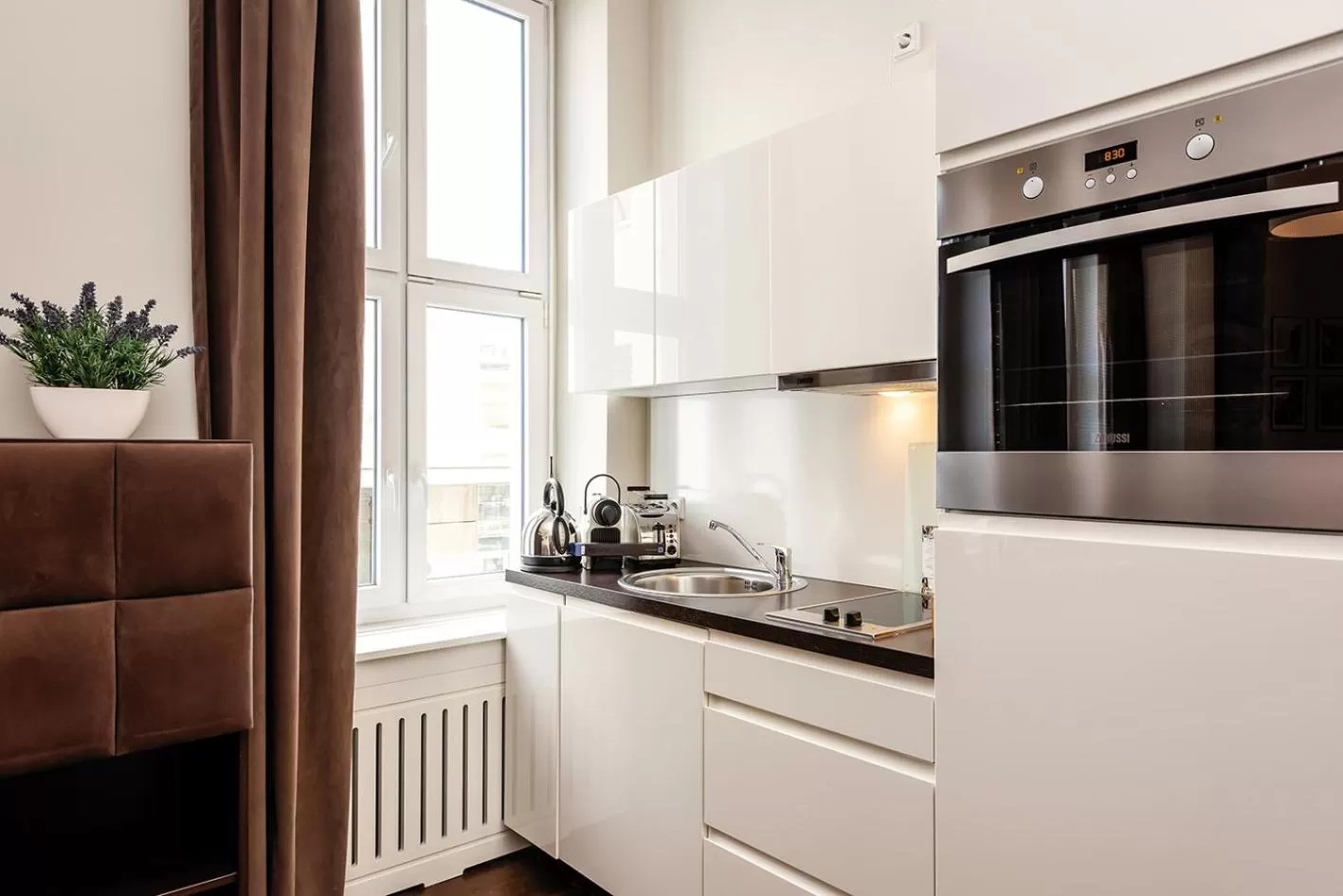 Kitchen or kitchenette in Arabel Design Apartments