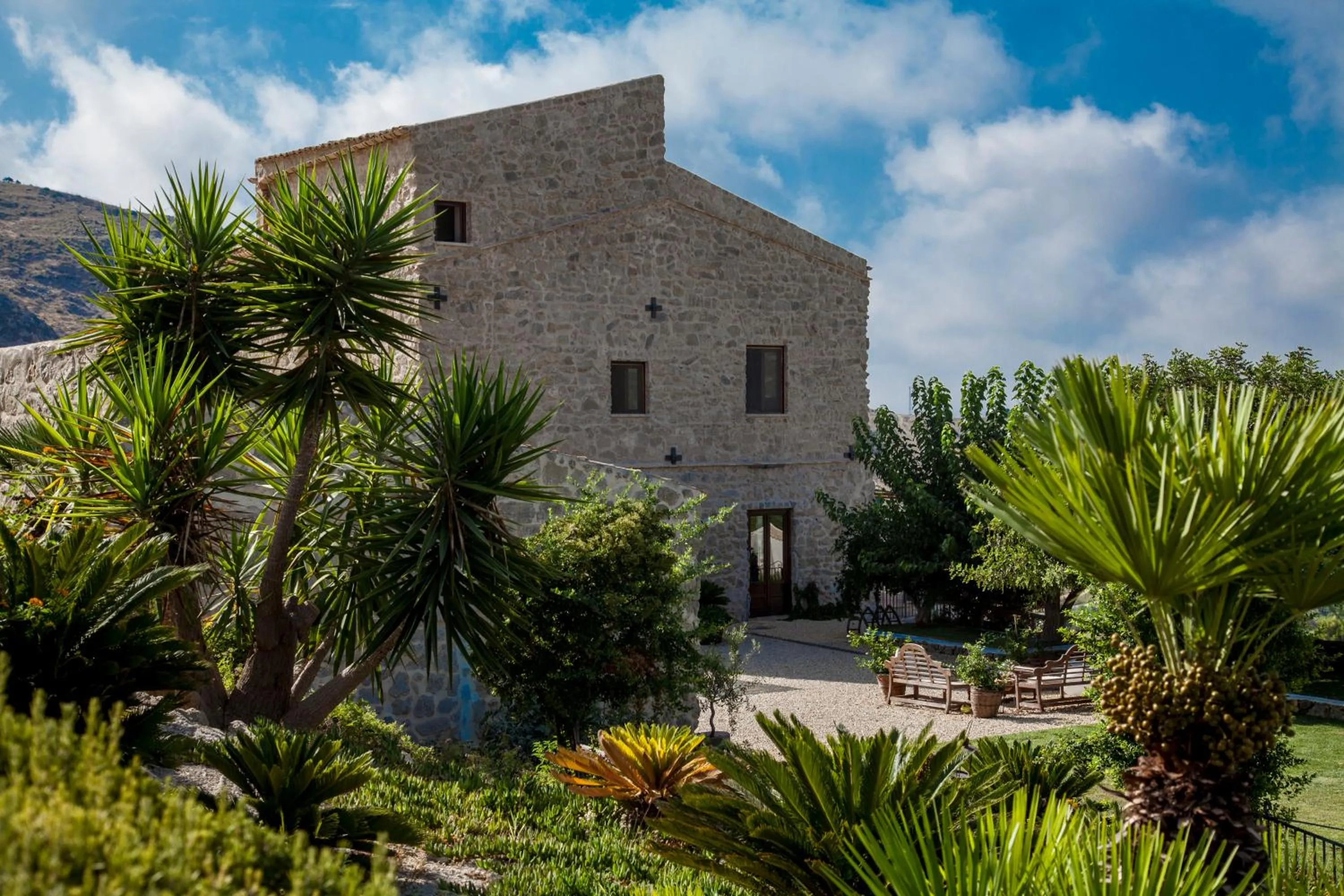 Garden view in Masseria Agnello