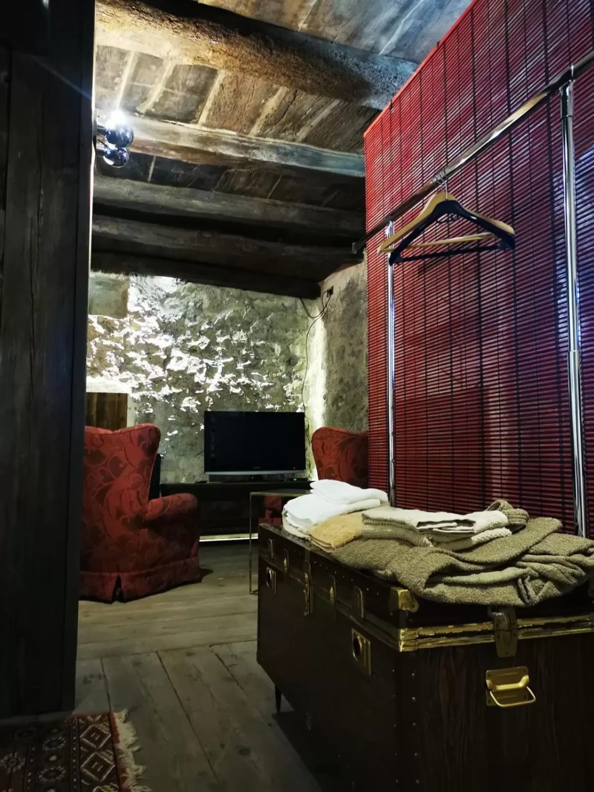 Living room in B&B con SPA il Castello di Lucawest