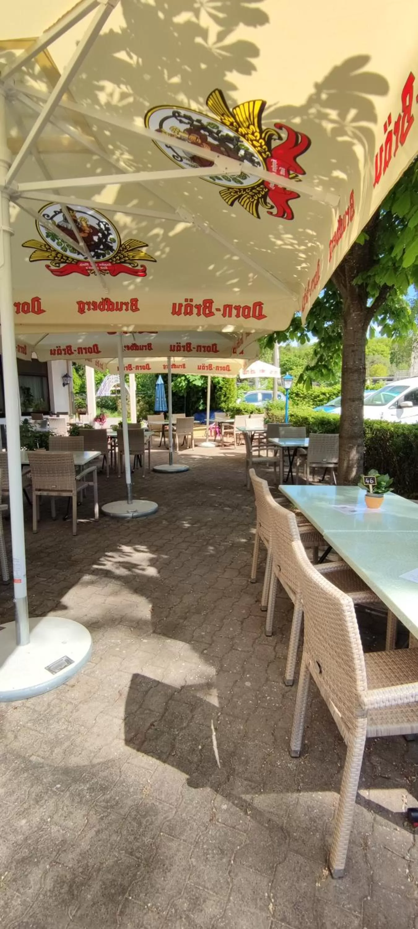 Garden in Gasthaus Pension Rezatgrund