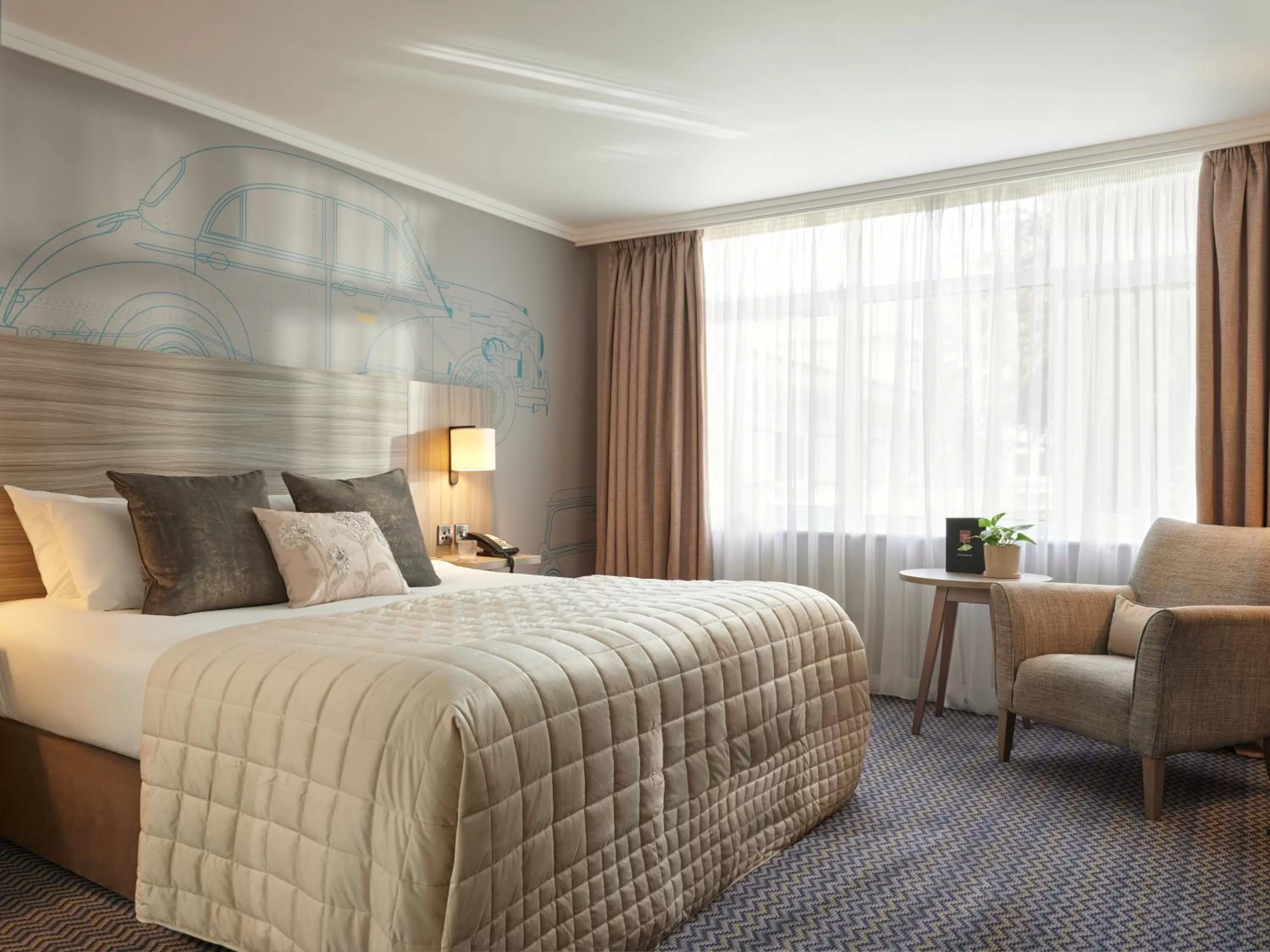 Bedroom, Bed in Leonardo Royal Hotel Oxford