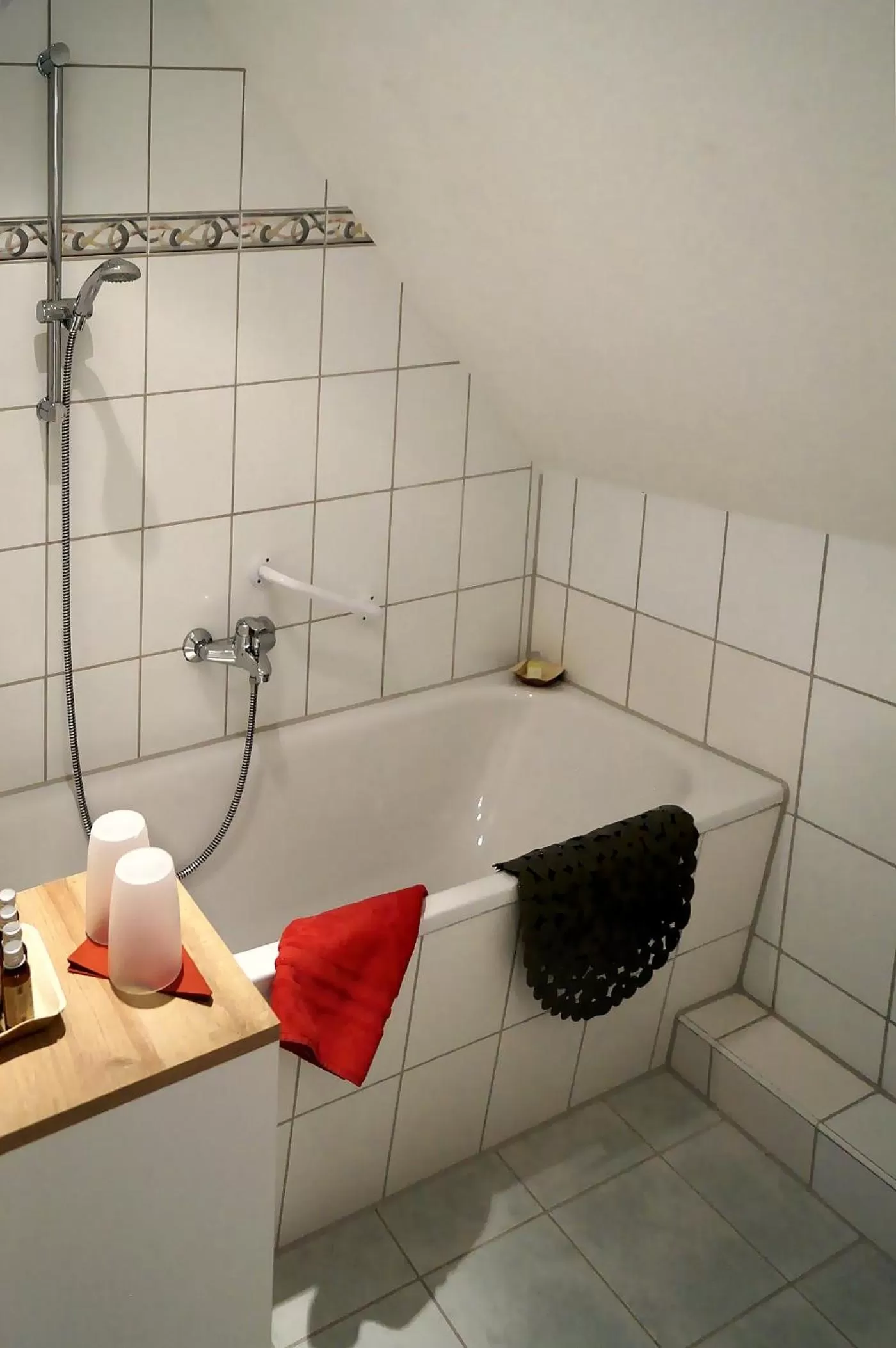 Bathroom in Erzgebirgshotel Misnia Bärenfels